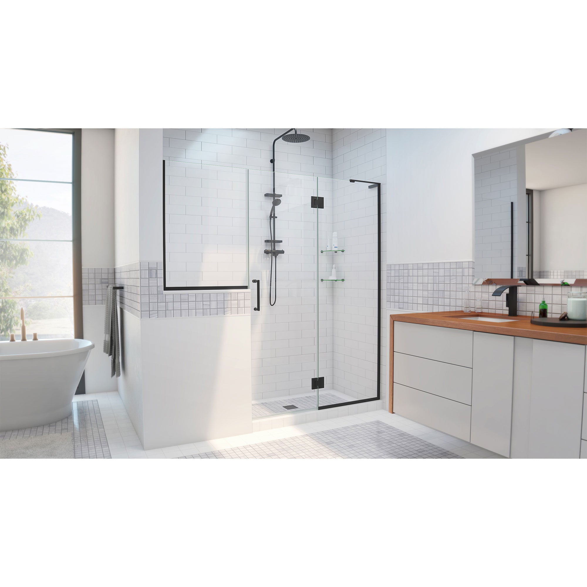DreamLine Unidoor-X 72-72.5" W Shower Door