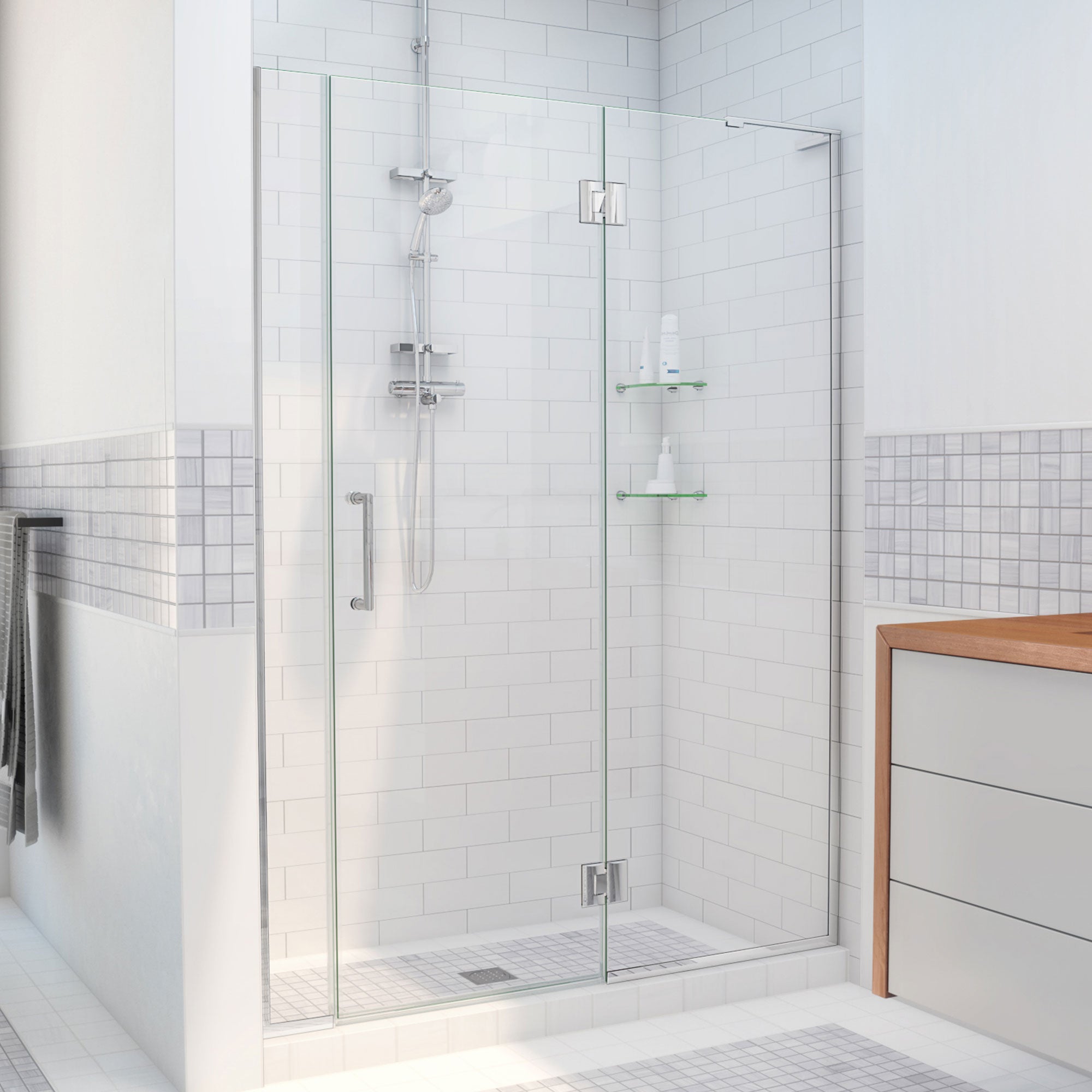 DreamLine Unidoor-X 53.5-54" W Shower Door
