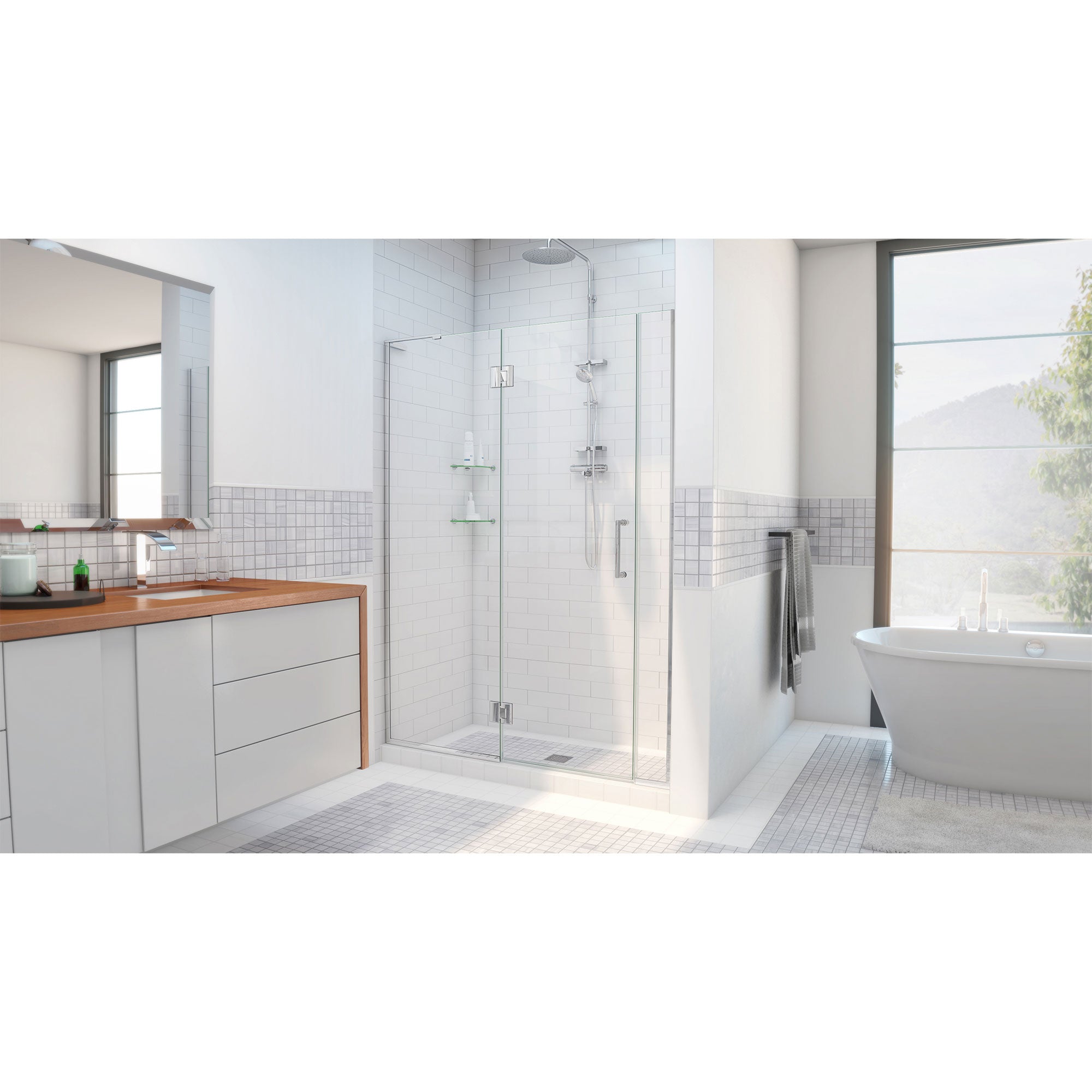 DreamLine Unidoor-X 35-35.5" W Shower Door