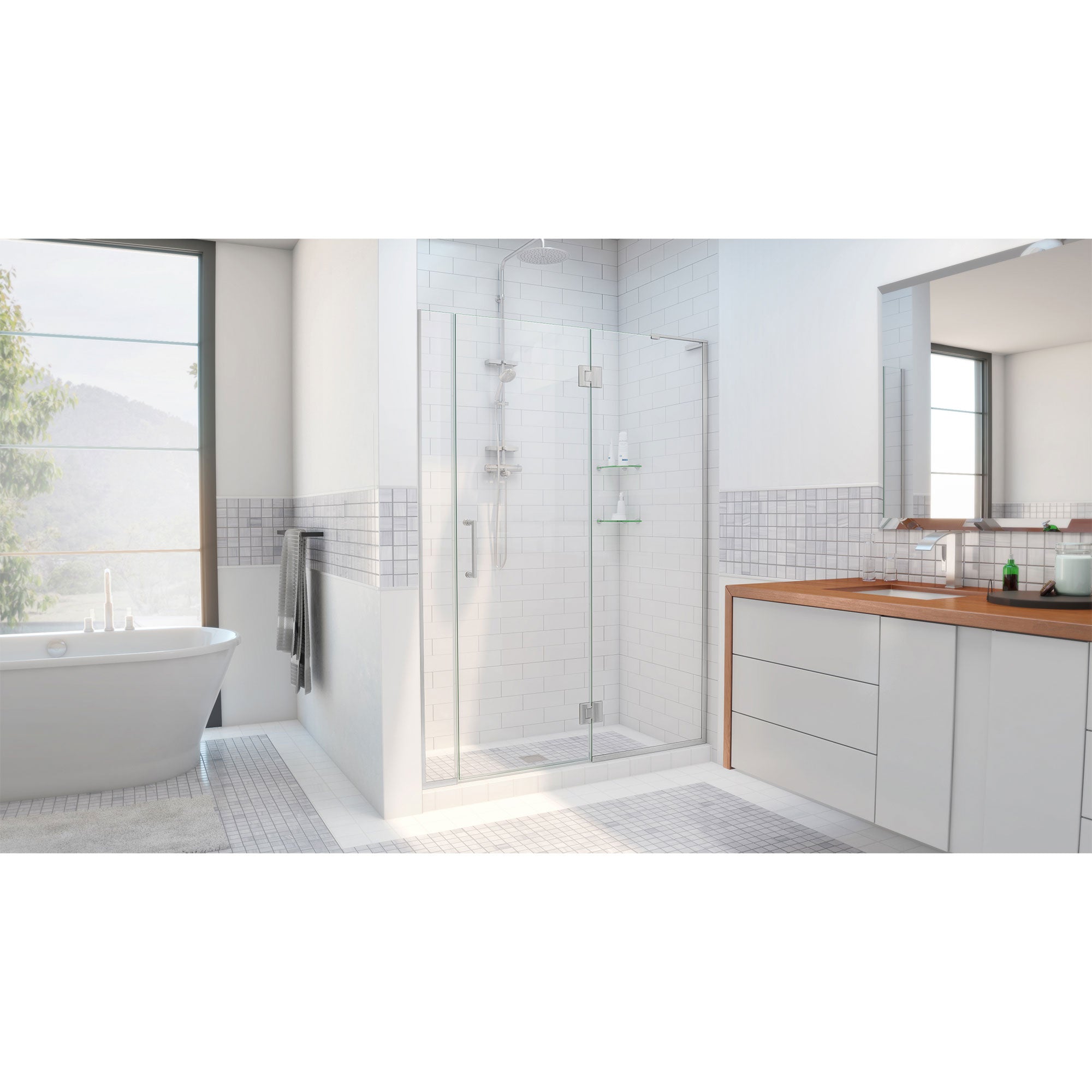DreamLine Unidoor-X 60-60.5" W Shower Door