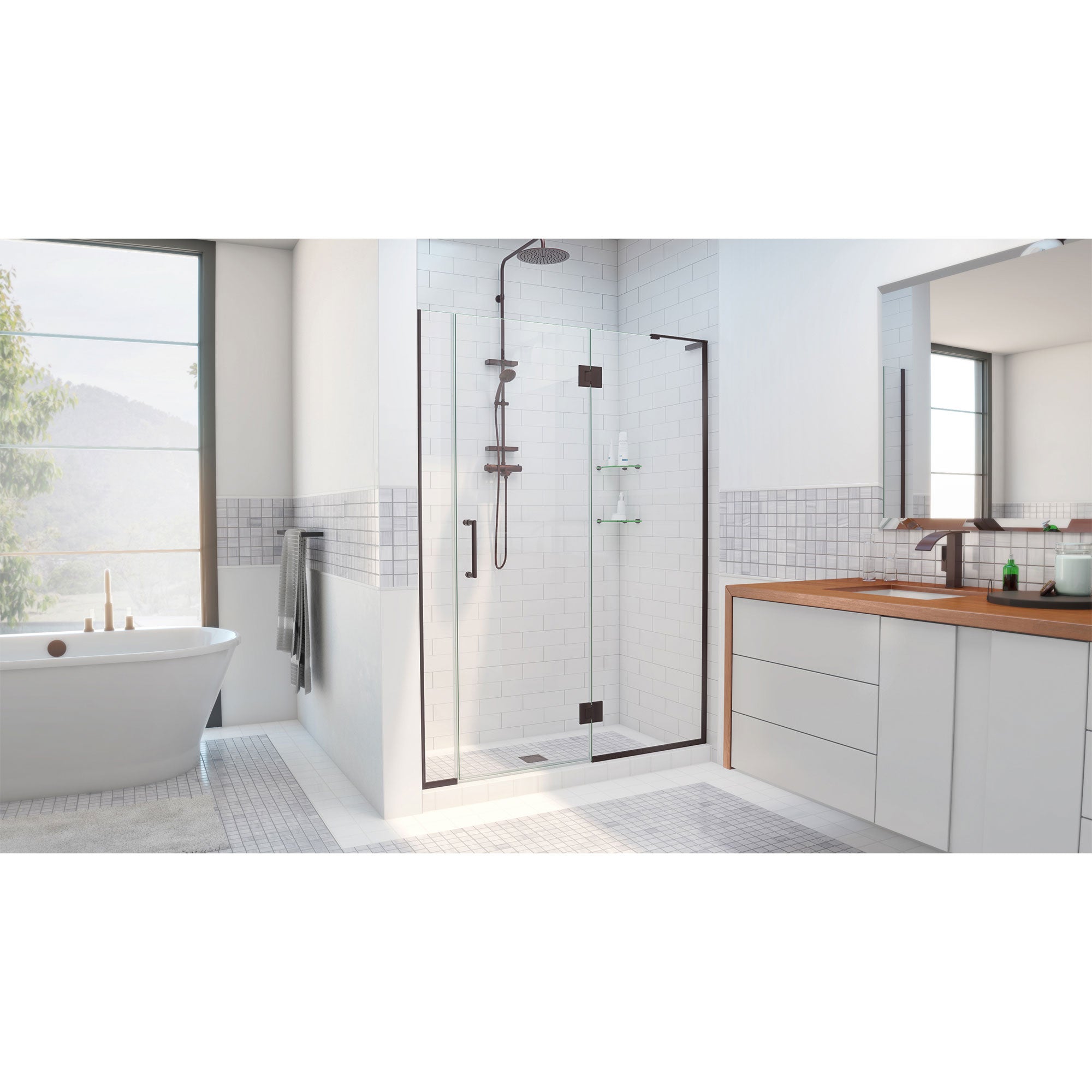 DreamLine Unidoor-X 58-58.5" W Shower Door