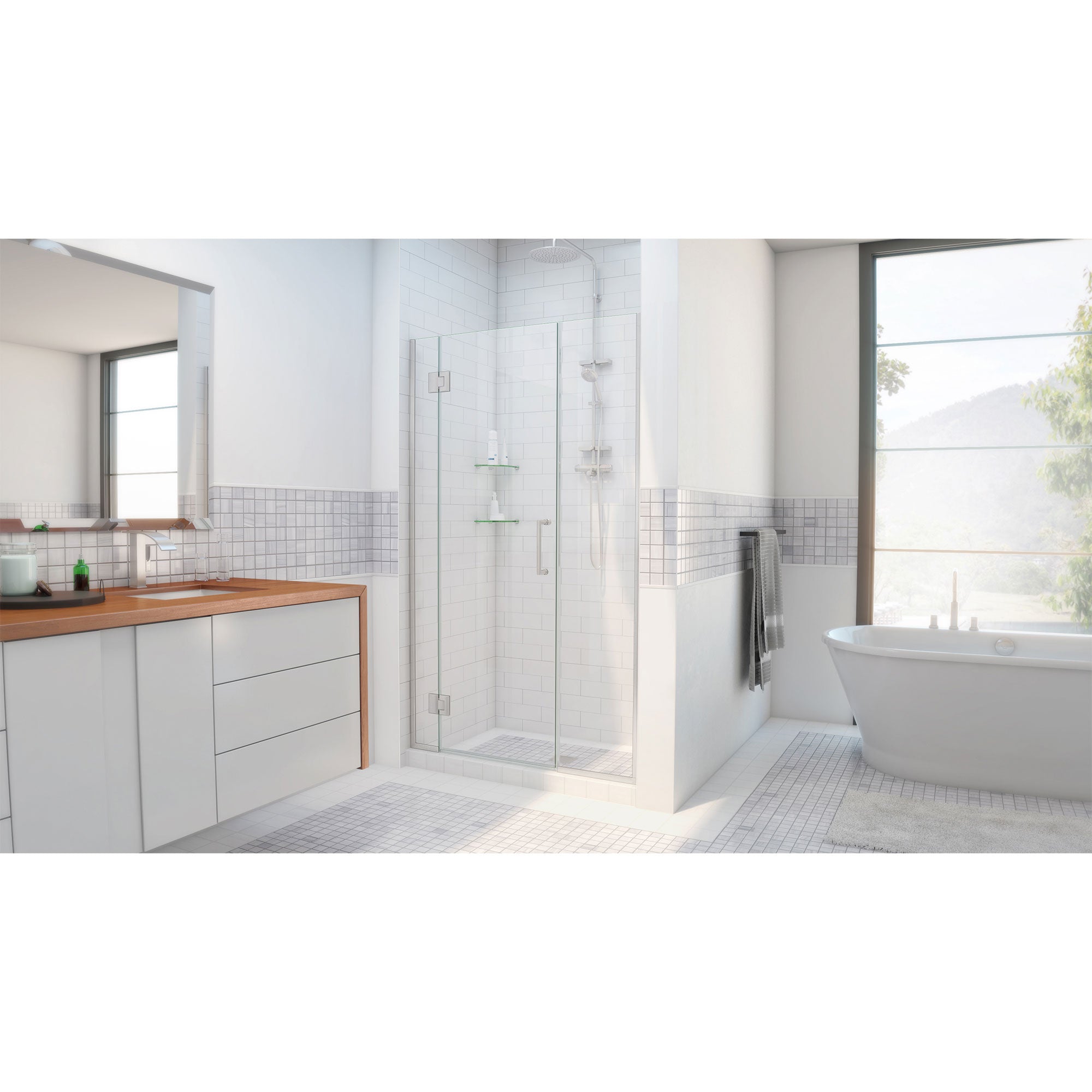 DreamLine Unidoor-X 52.5-53" W Shower Door