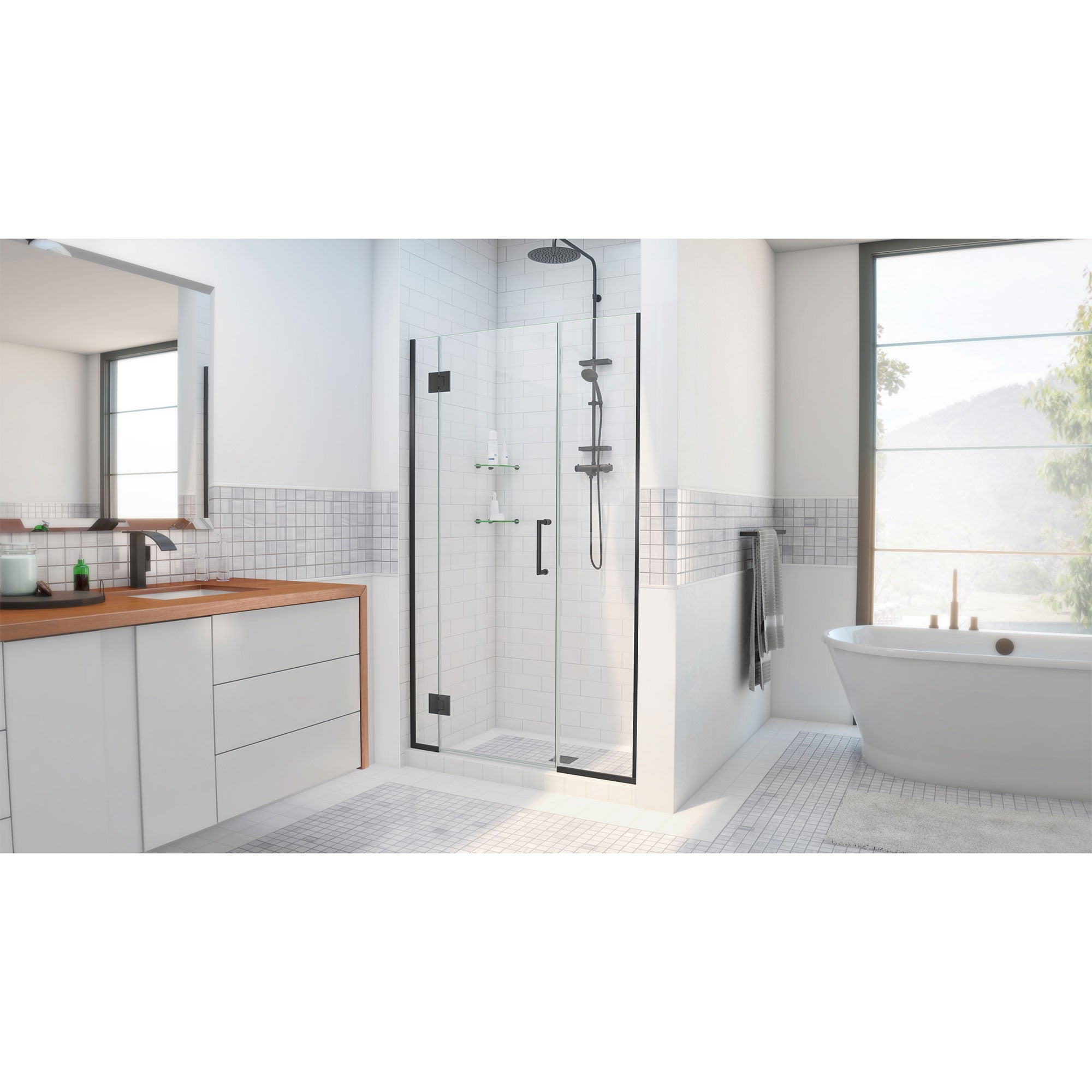 DreamLine Unidoor-X 72-72.5" W Shower Door