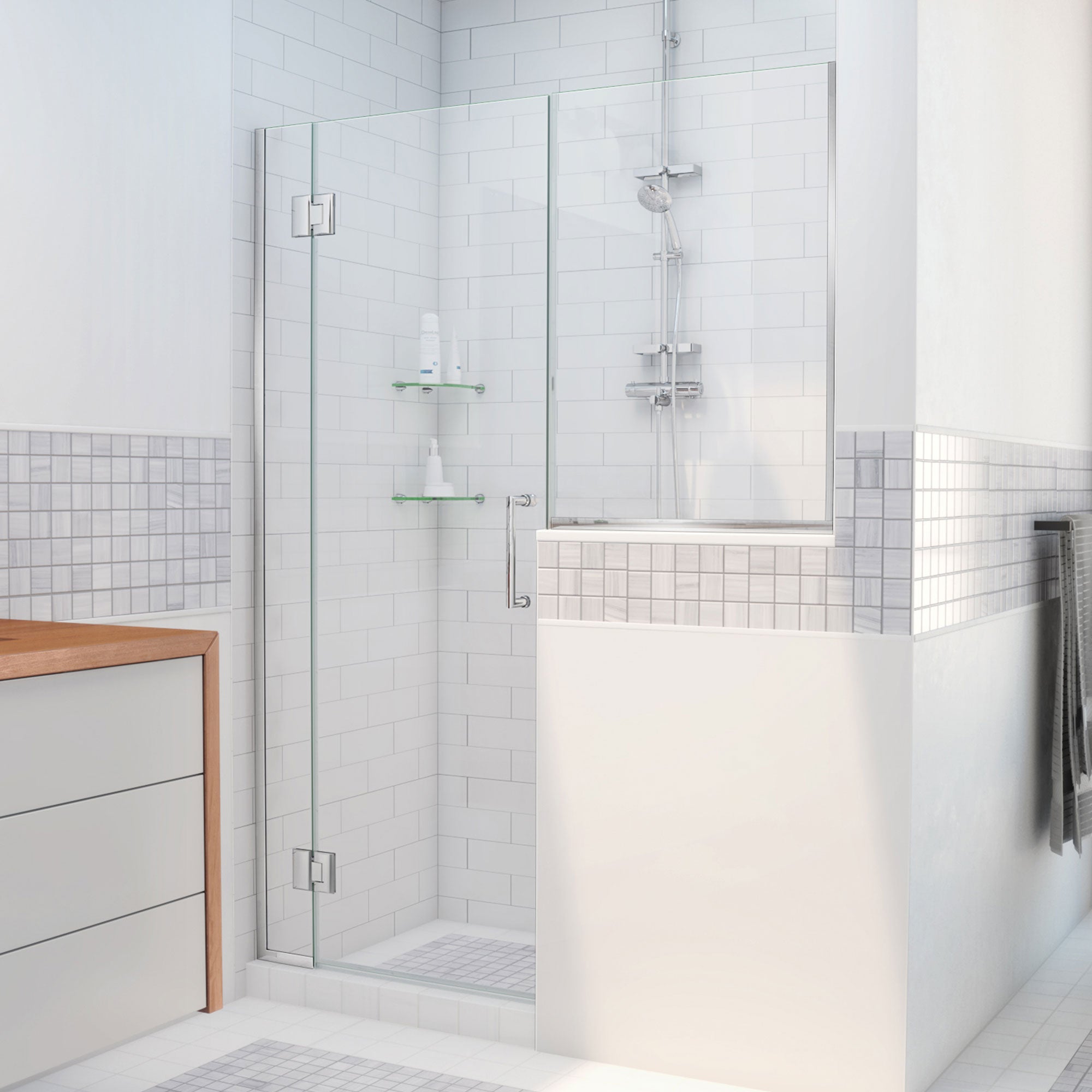 DreamLine Unidoor-X 62-62.5" W Shower Door