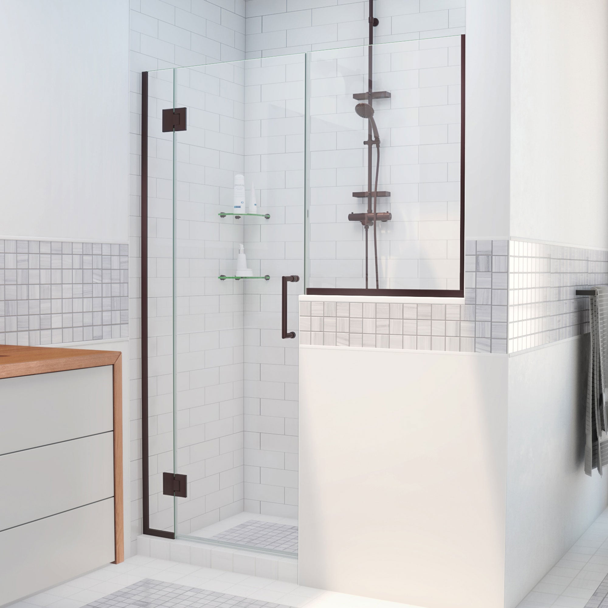 DreamLine Unidoor-X 66-66.5" W Shower Door