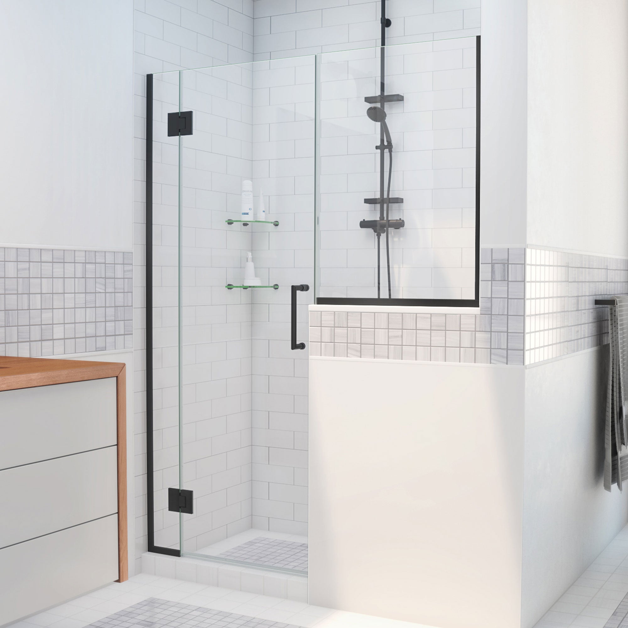 DreamLine Unidoor-X 62-62.5" W Shower Door