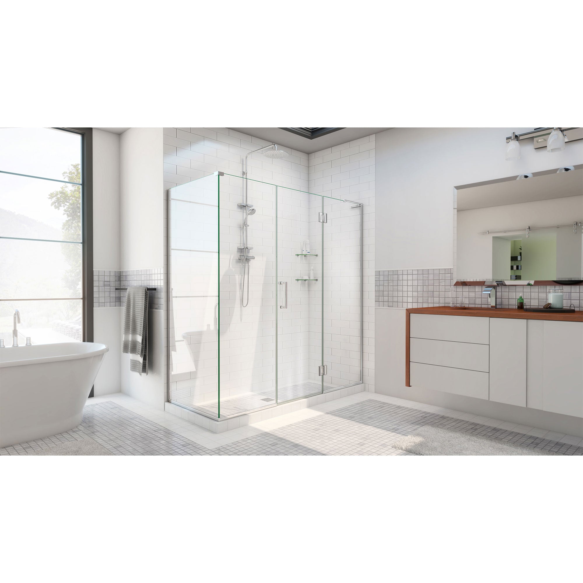 DreamLine Unidoor-X 52.5" W Shower Enclosure
