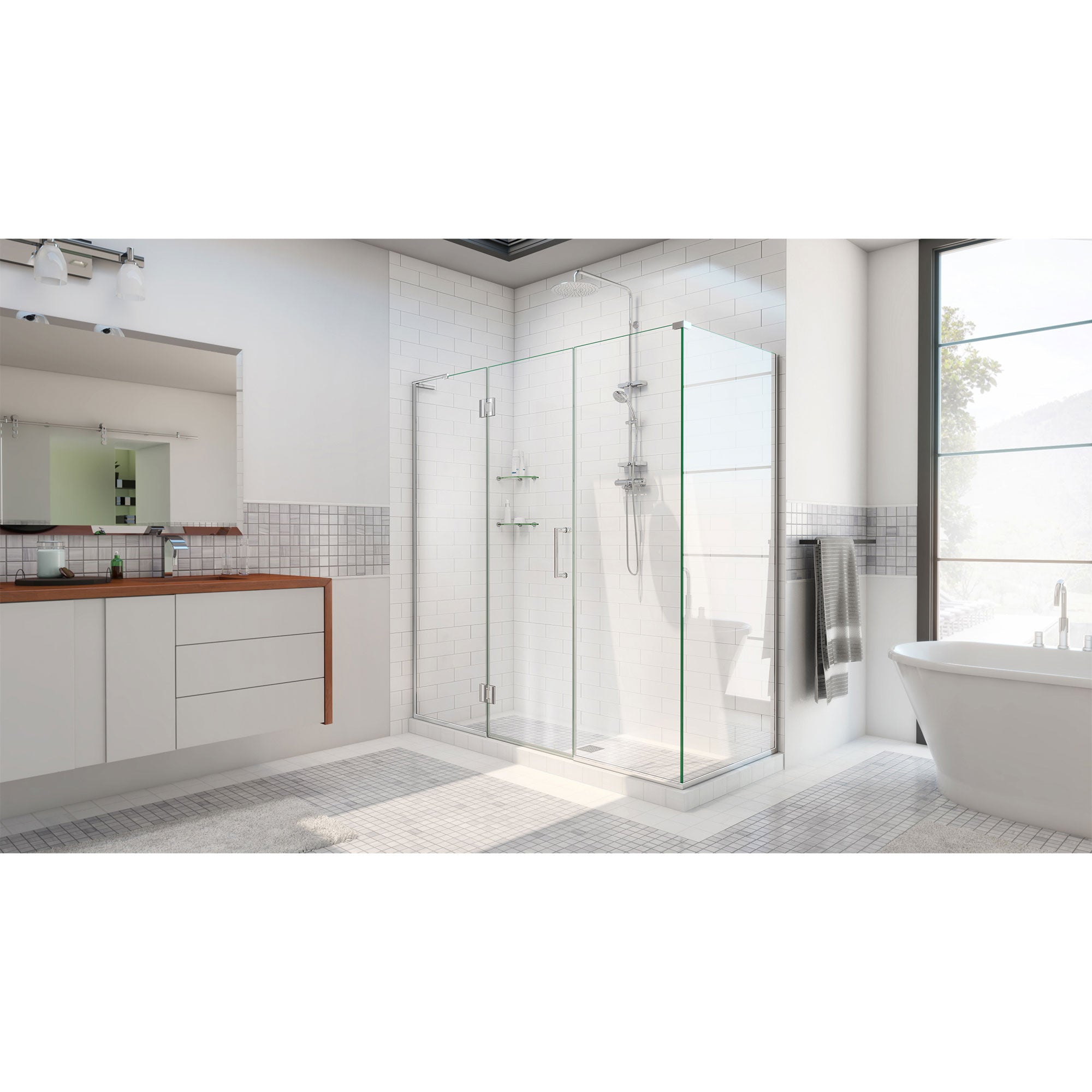 DreamLine Unidoor-X 57.5" W Shower Enclosure