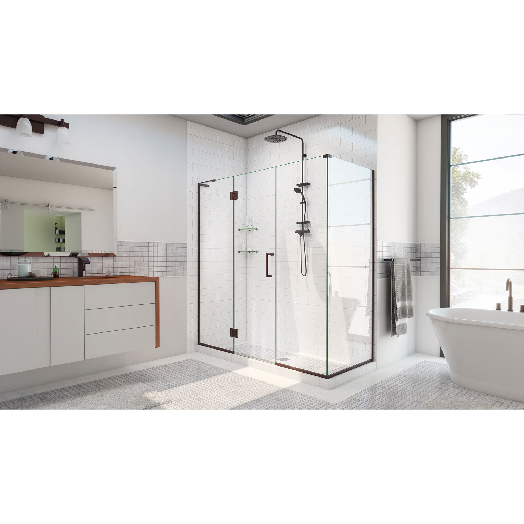 DreamLine Unidoor-X 57.5" W Shower Enclosure