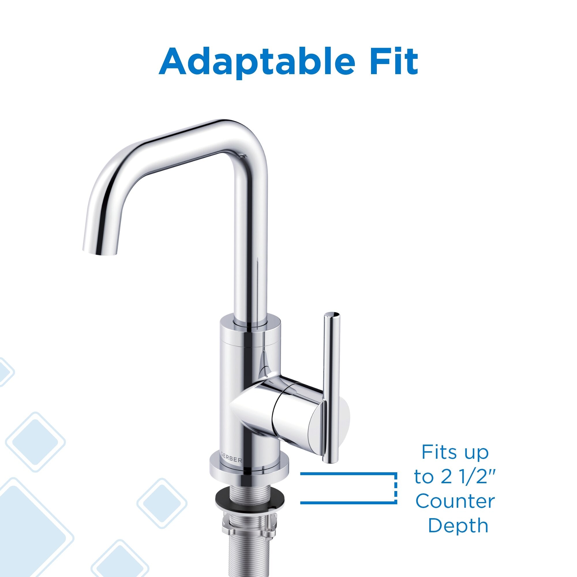 Parma® Single Handle Bathroom Faucet with Metal Touch-Down Drain