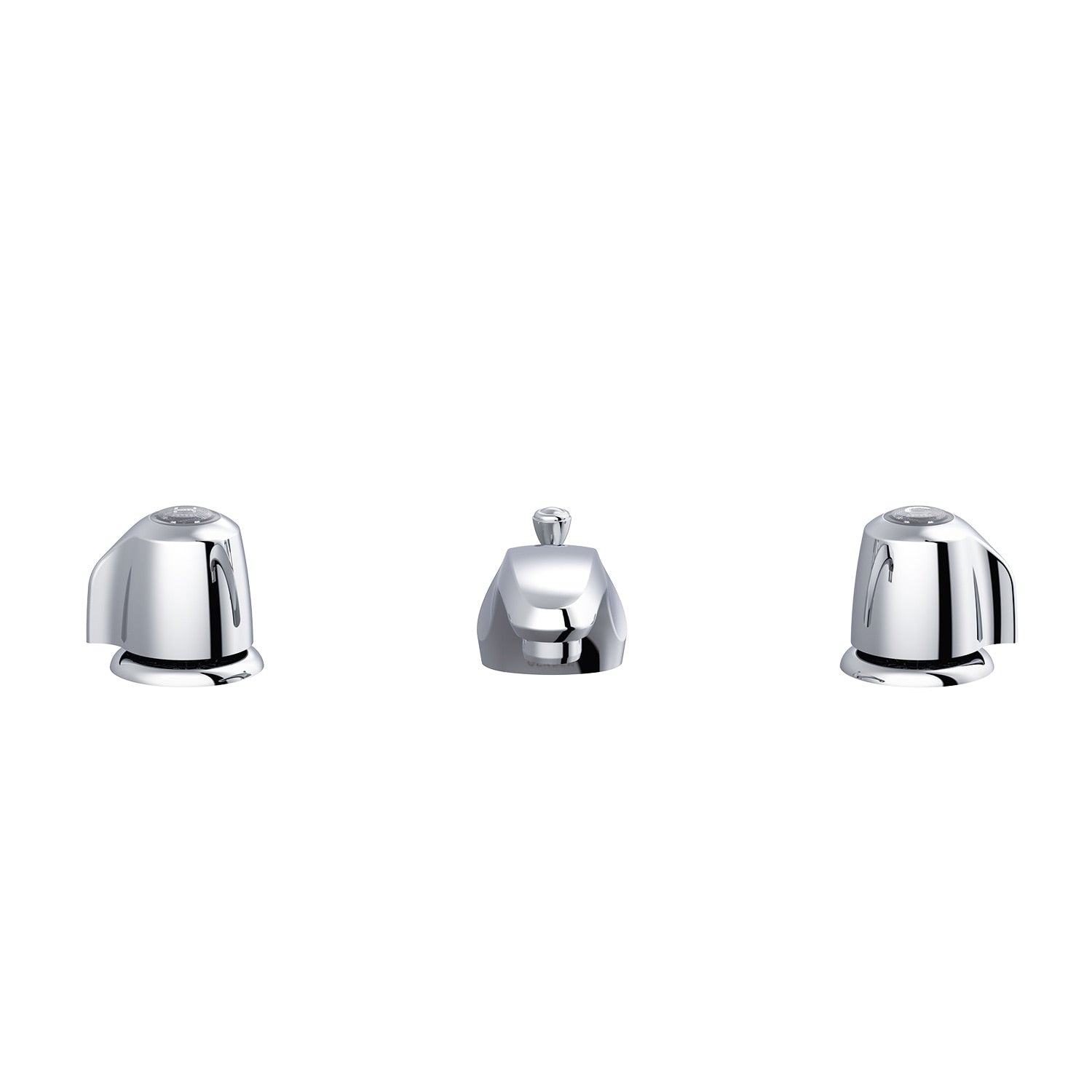 Gerber Classics™ Two Handle Widespread Bathroom Faucet with Metal Pop-Up Drain and Flex Connections