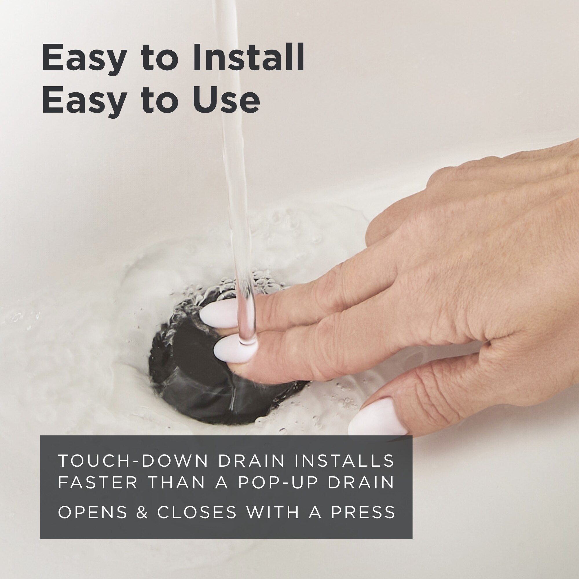 Gerber Northerly™ Single Handle Side Control Bathroom Faucet with 50/50 Touch-Down Drain