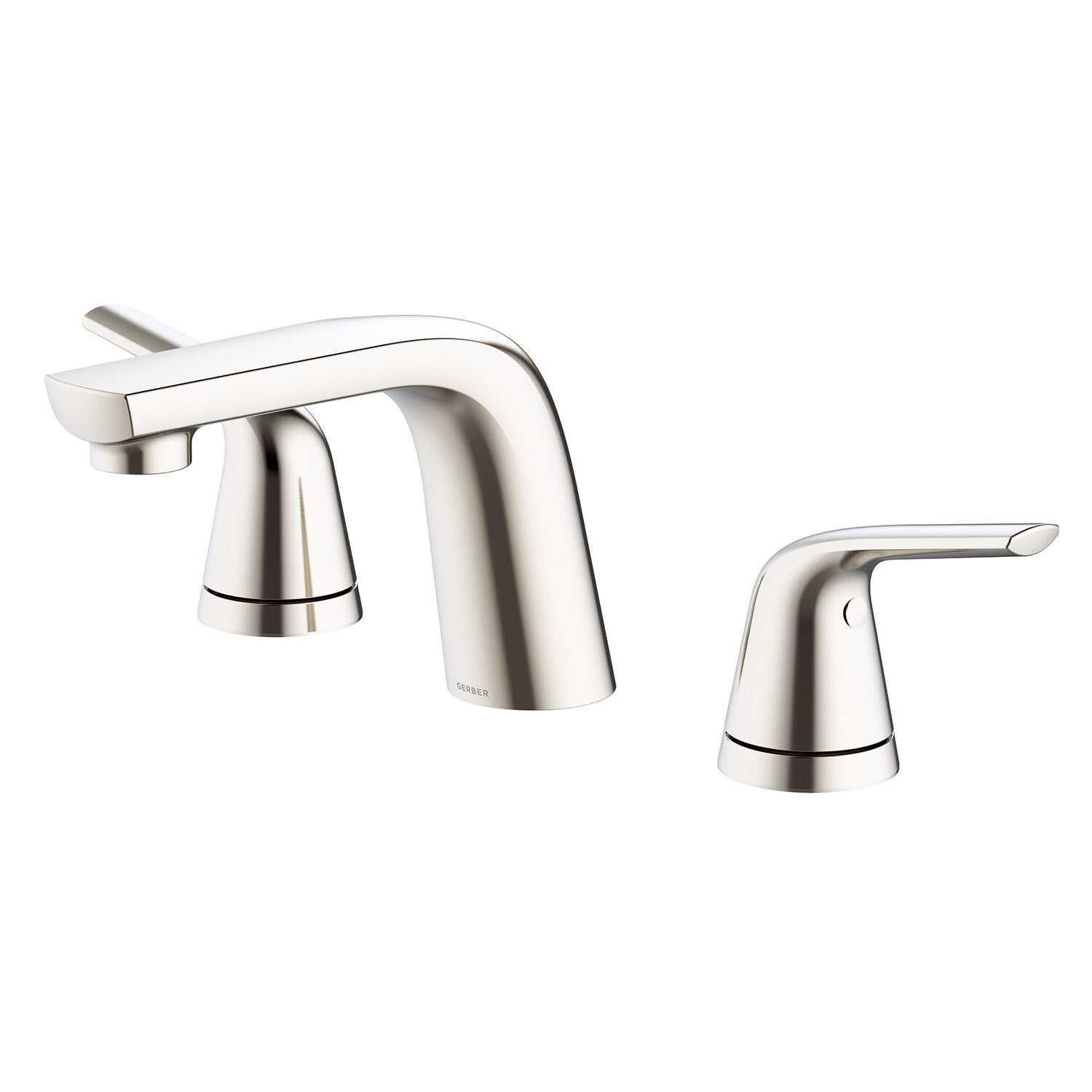 Lemora® Two Handle Widespread Bathroom Faucet with Metal Touch-Down Drain