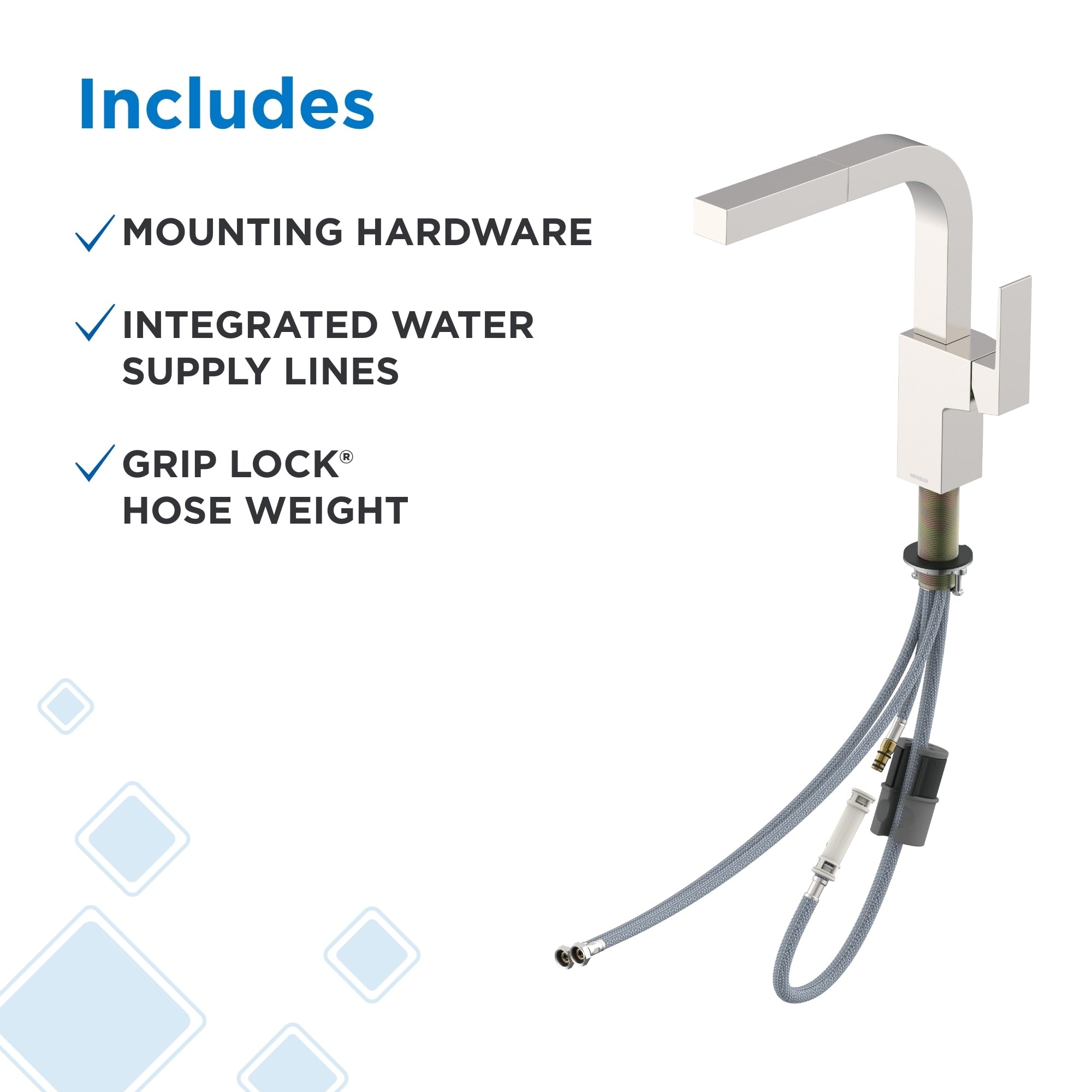Mid-Town® Single Handle Pull-Out Kitchen Faucet
