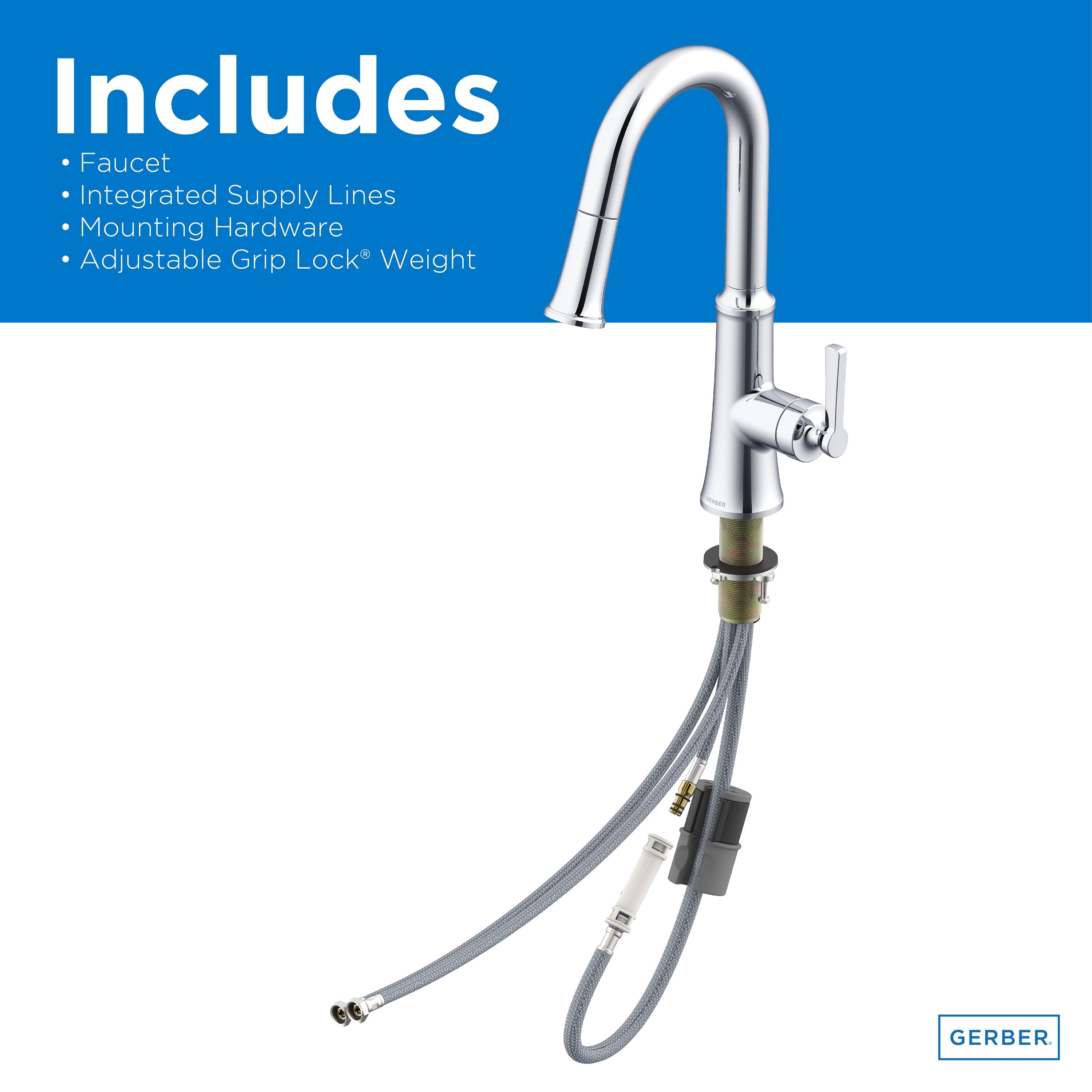 Northerly™ Single Handle Pull-Down Prep Faucet