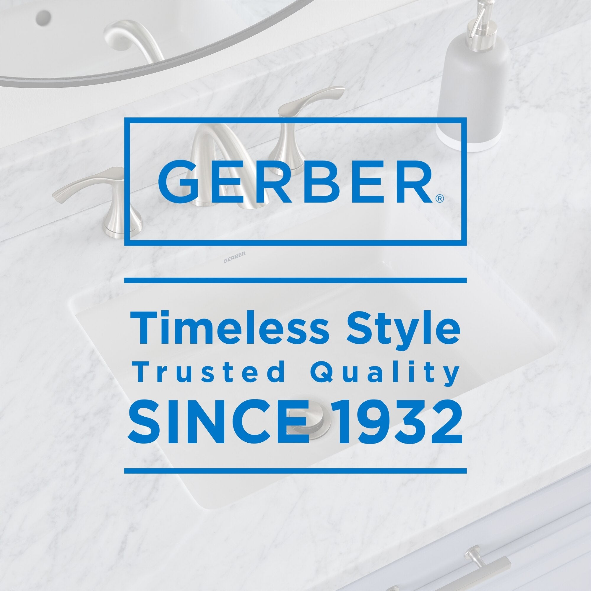 Gerber 1 1/4" Metal Touch-Down Drain Assembly without Overflow