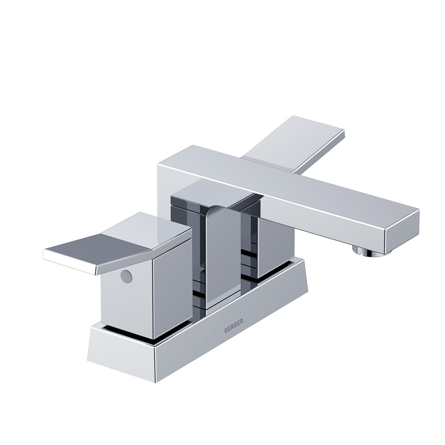 Avian® Two Handle Centerset Bathroom Faucet with Metal Touch-Down Drain