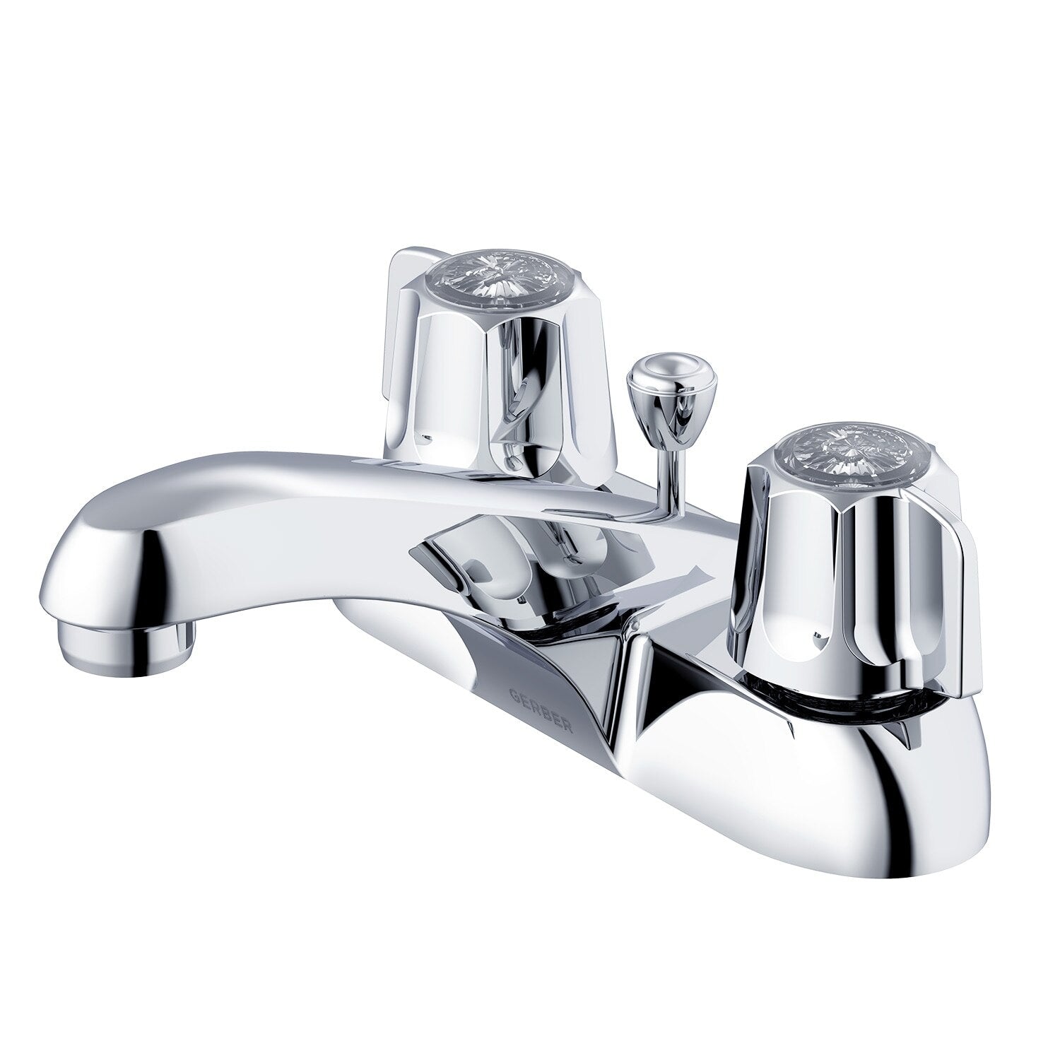 Gerber Classics™ Two Handle Centerset Bathroom Faucet with Metal Pop-Up Drain