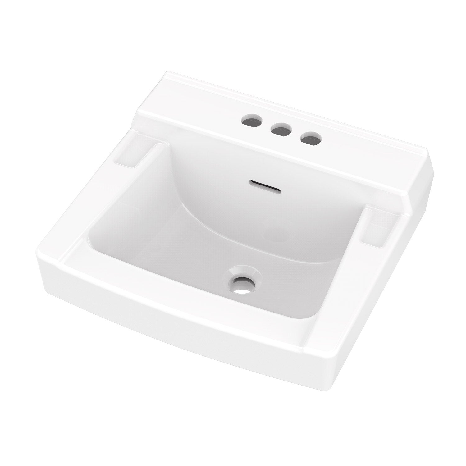 Plymouth 4" Centers Wall Hung Bathroom Sink
