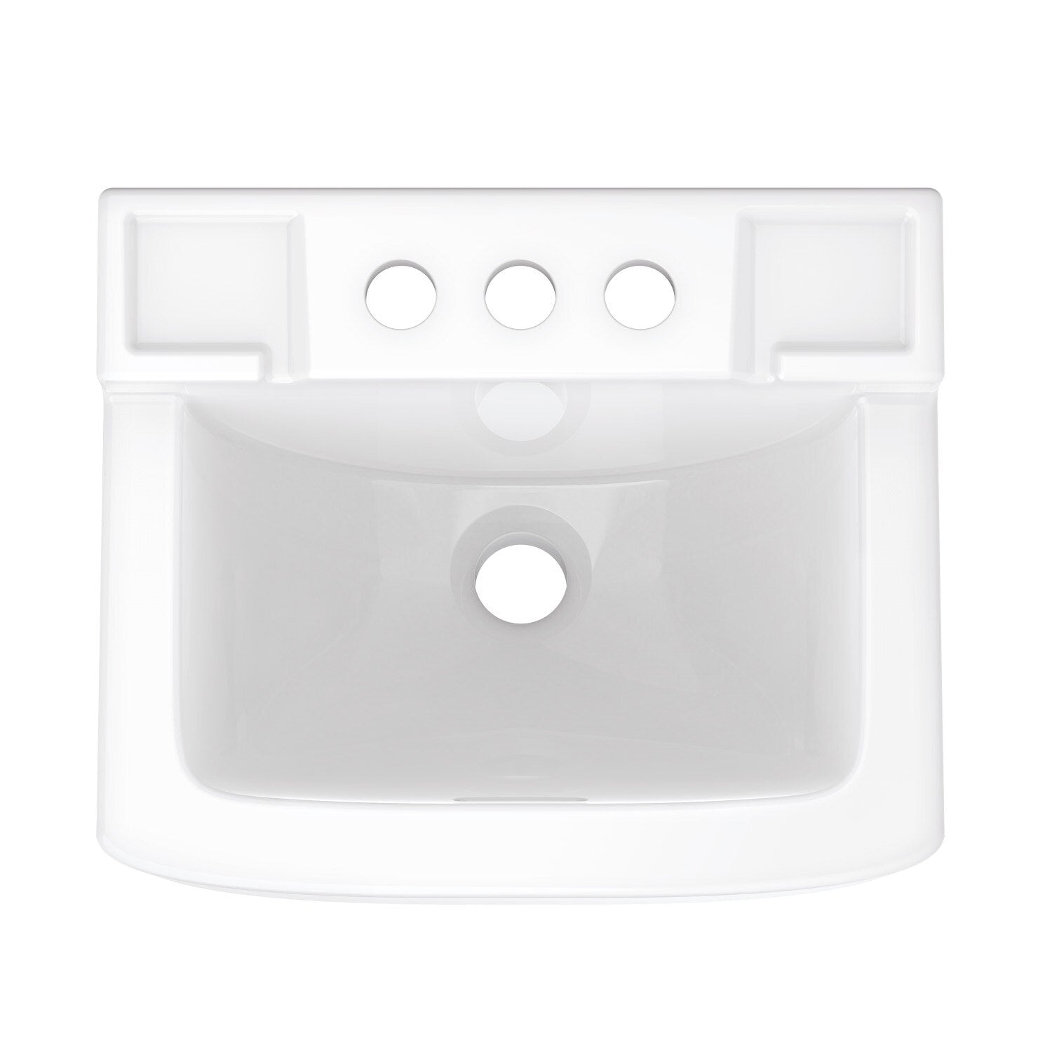 West Point - Space Saving 4" Centers Wall Hung Bathroom Sink