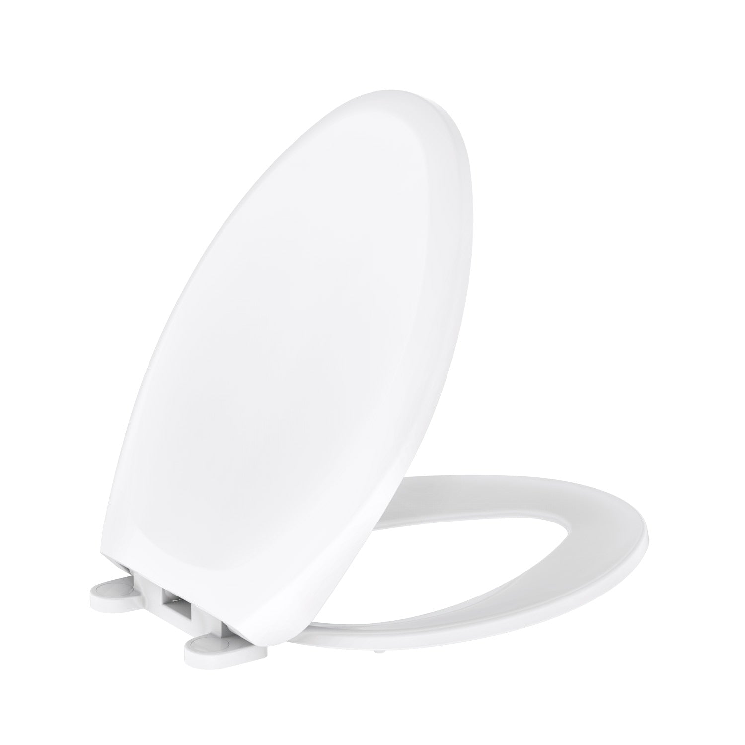 Adjustable Slow Close Elongated Toilet Seat with Cover