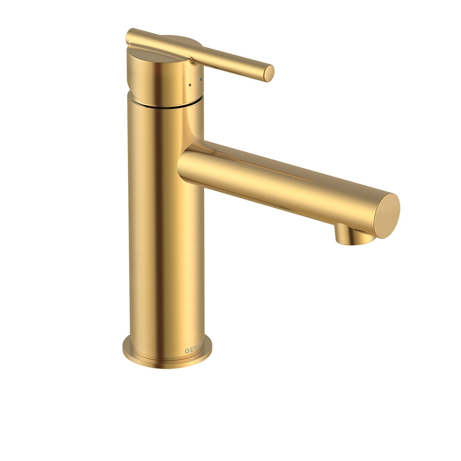 Parma® Single Handle Bathroom Faucet Straight Spout with Metal Touch-Down Drain