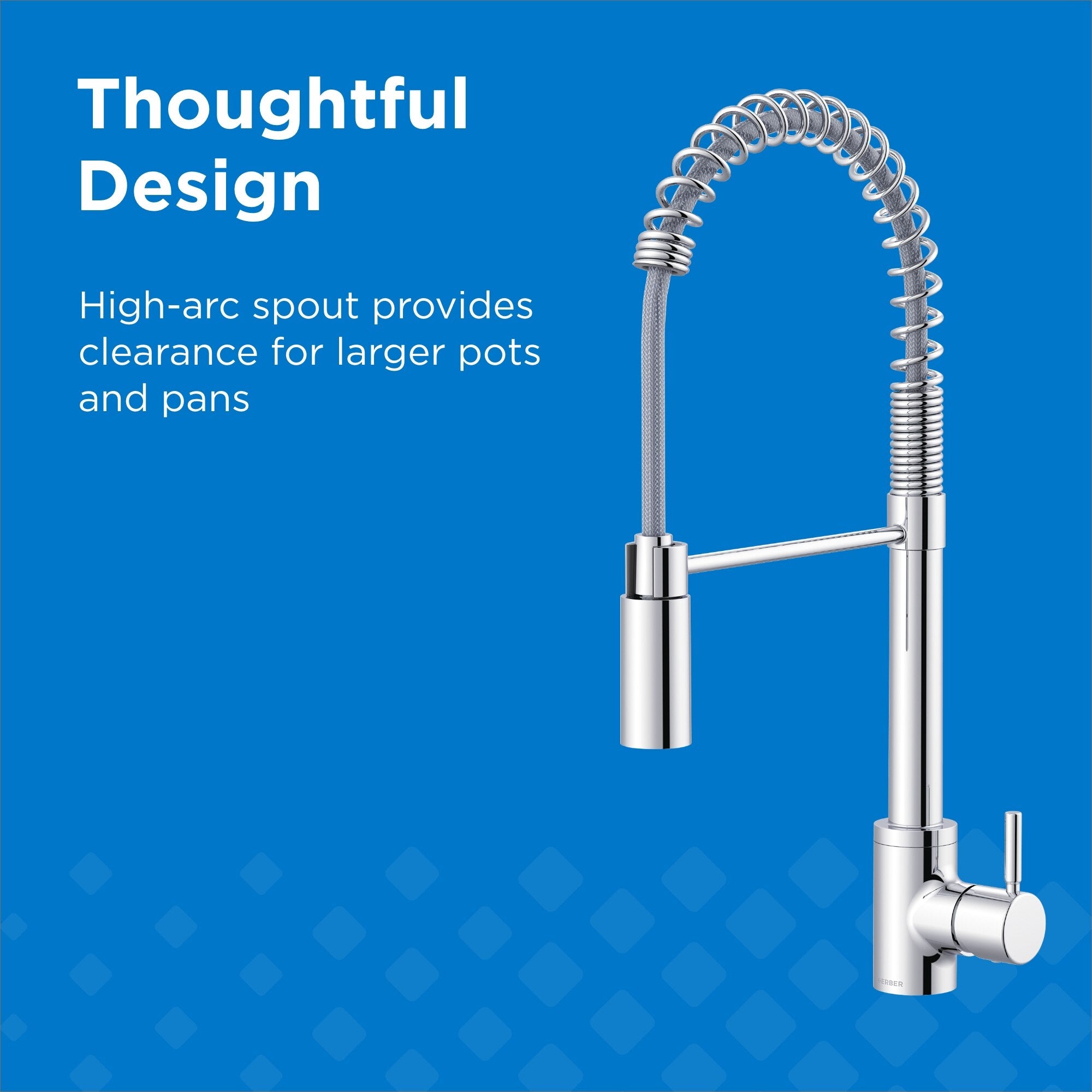 The Foodie® Pre-Rinse Single Handle Pull-Down Kitchen Faucet