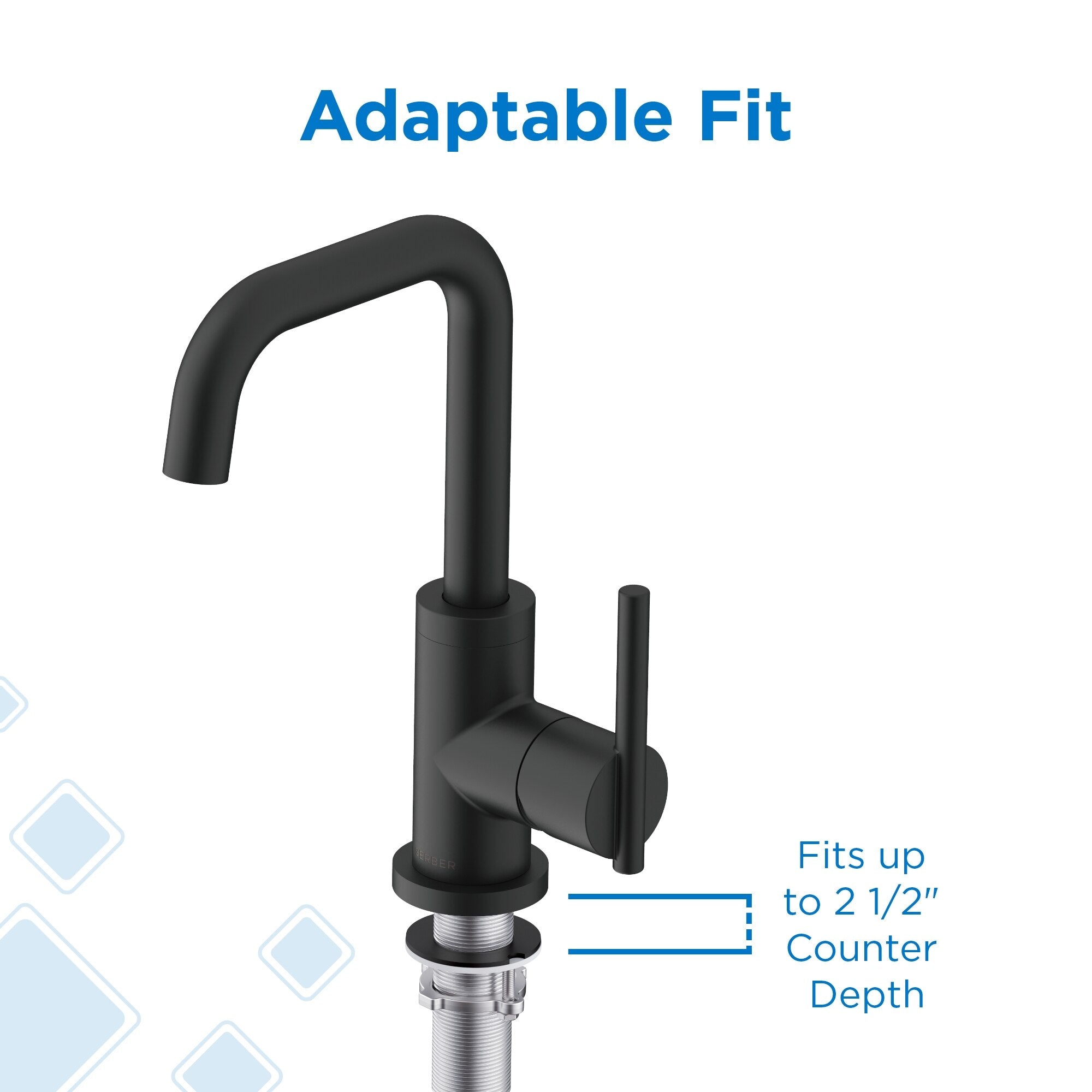 Parma® Single Handle Bathroom Faucet with Metal Touch-Down Drain