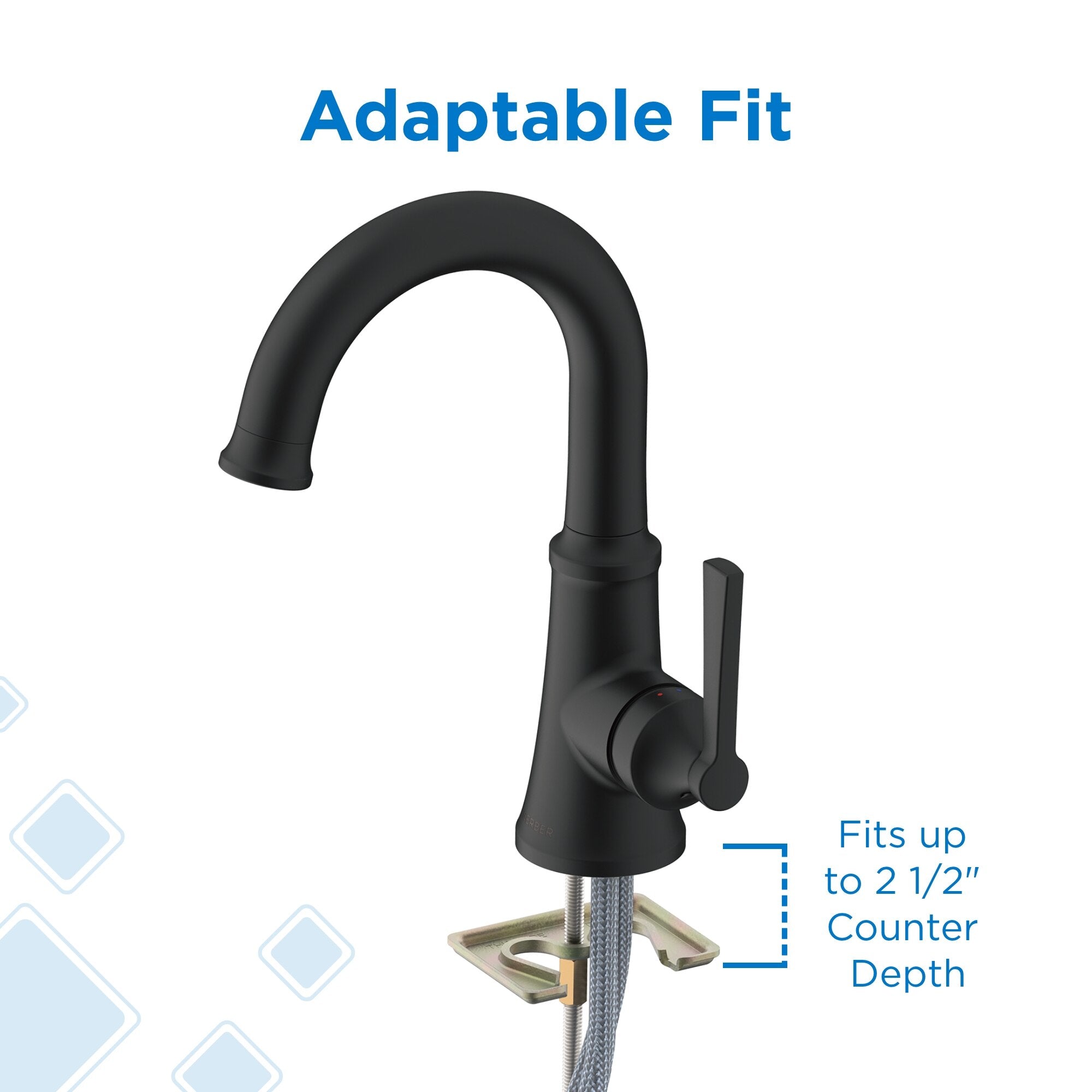 Gerber Northerly™ Single Handle Side Control Bathroom Faucet with 50/50 Touch-Down Drain