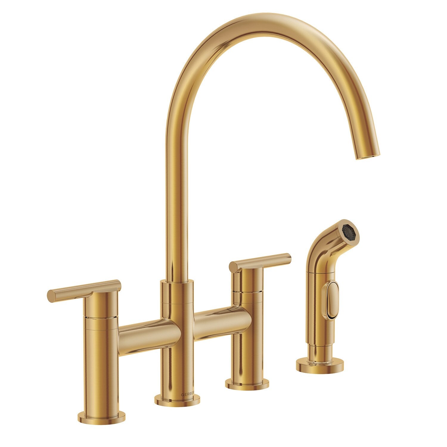 Parma® Two Handle Bridge Kitchen Faucet with Sidespray