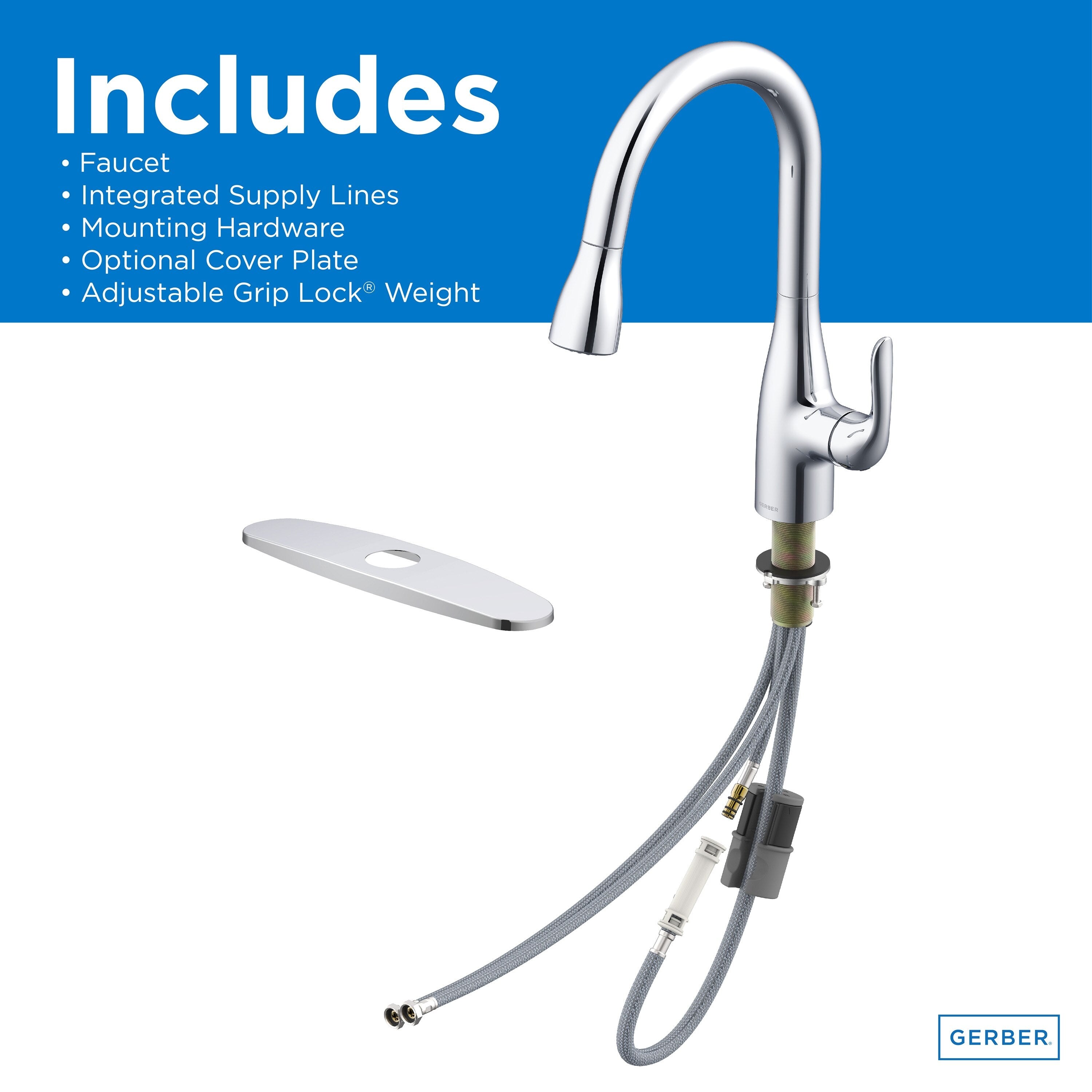 Viper™ Single Handle Pull-Down Kitchen Faucet