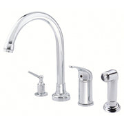 Melrose® Single Handle High Rise Kitchen Faucet with Side Sprayer
