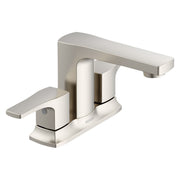 Tribune® Two Handle Centerset Bathroom  Faucet with Metal Touch-Down Drain