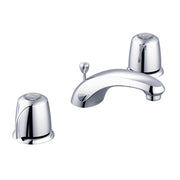 Gerber Classics™ Two Handle Widespread Bathroom Faucet with Metal Pop-Up Drain and Flex Connections