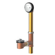 Gerber Classics™ Lift & Turn Fit-all 20 Gauge Drain for Standard Tub with "Clean Out Here" Faceplate