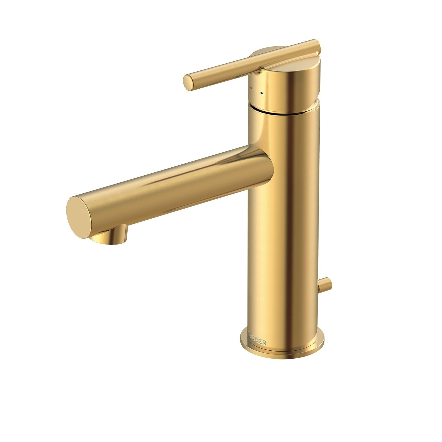 Parma® Single Handle Bathroom Faucet Straight Spout with Metal Pop-Up Drain
