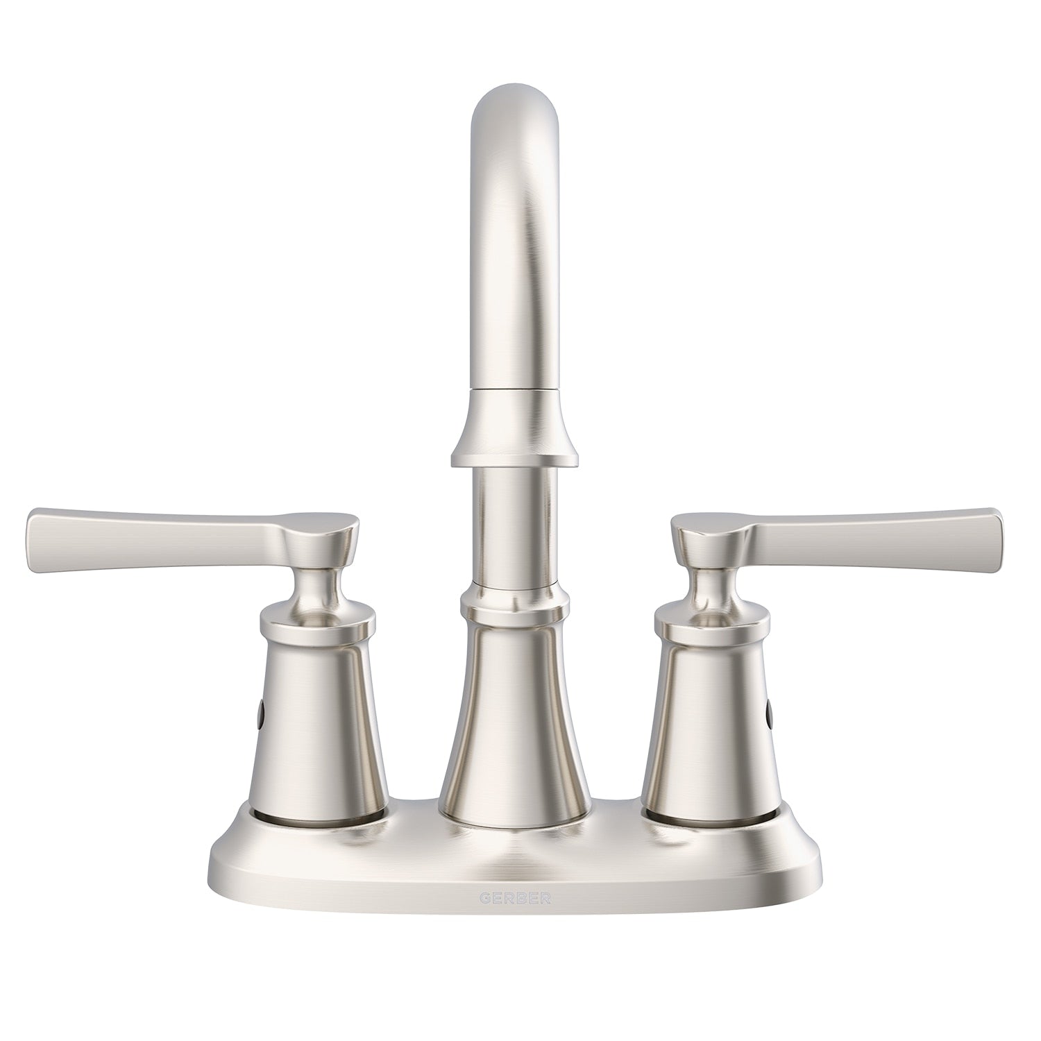 Northerly™ Two Handle Centerset Bathroom Faucet with 50/50 Touch-Down Drain