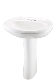 Maxwell® 4" Centers Standard Pedestal Bathroom Sink