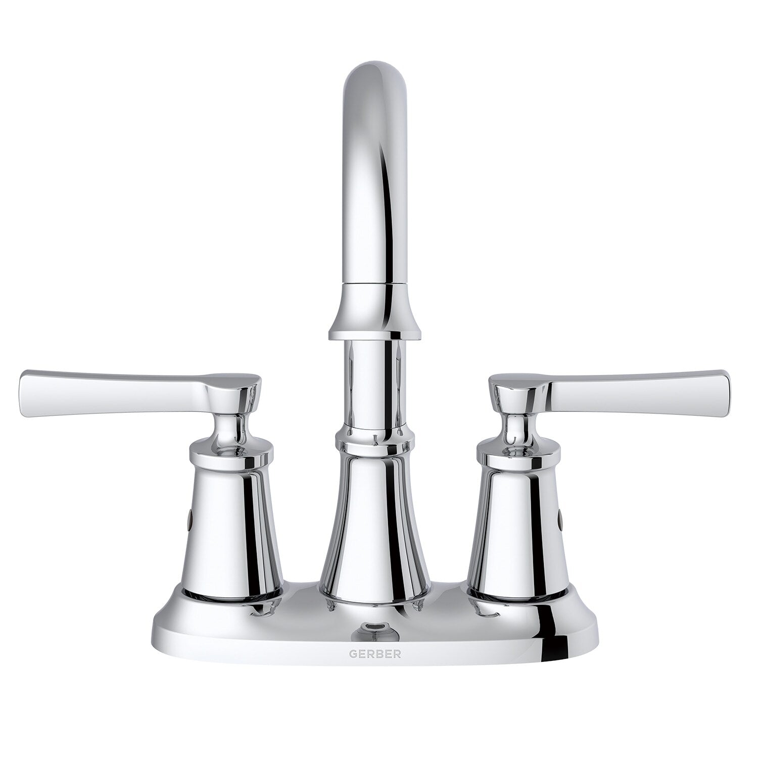 Northerly™ Two Handle Centerset Bathroom Faucet with 50/50 Touch-Down Drain