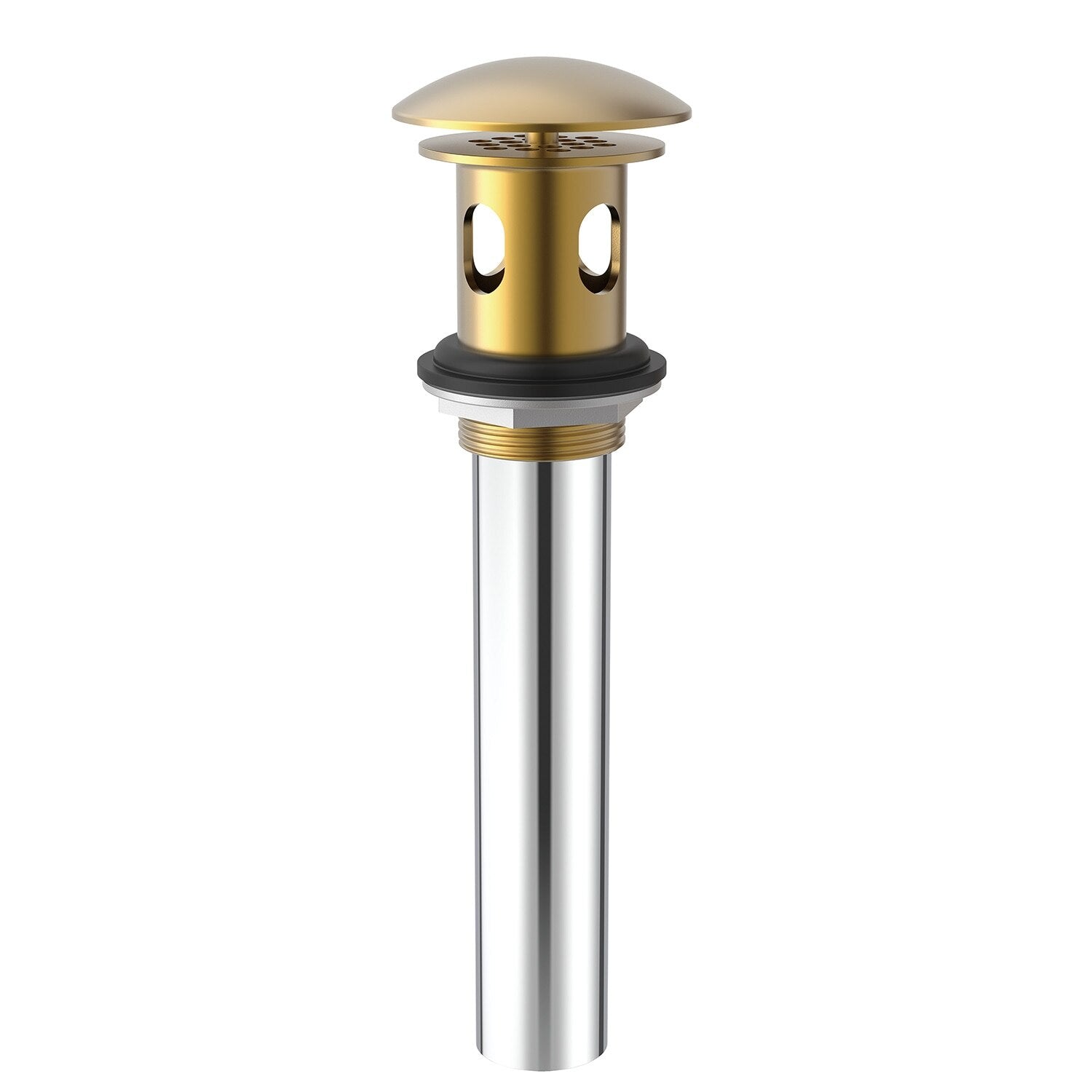 1 1/4" Drain with Overflow with Cover & Grid Strainer