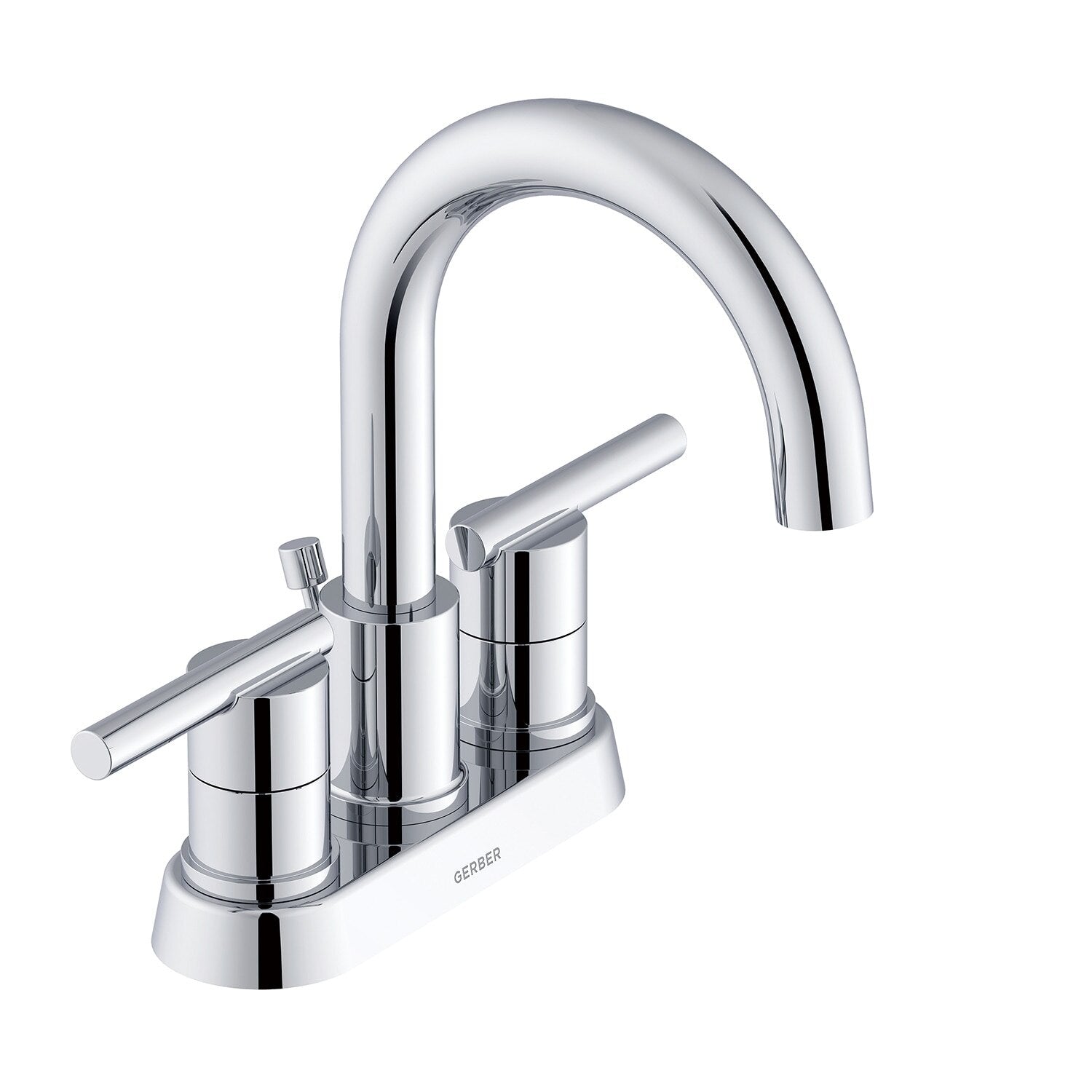 Parma® Two Handle Centerset Bathroom Faucet with Metal Pop-Up Drain