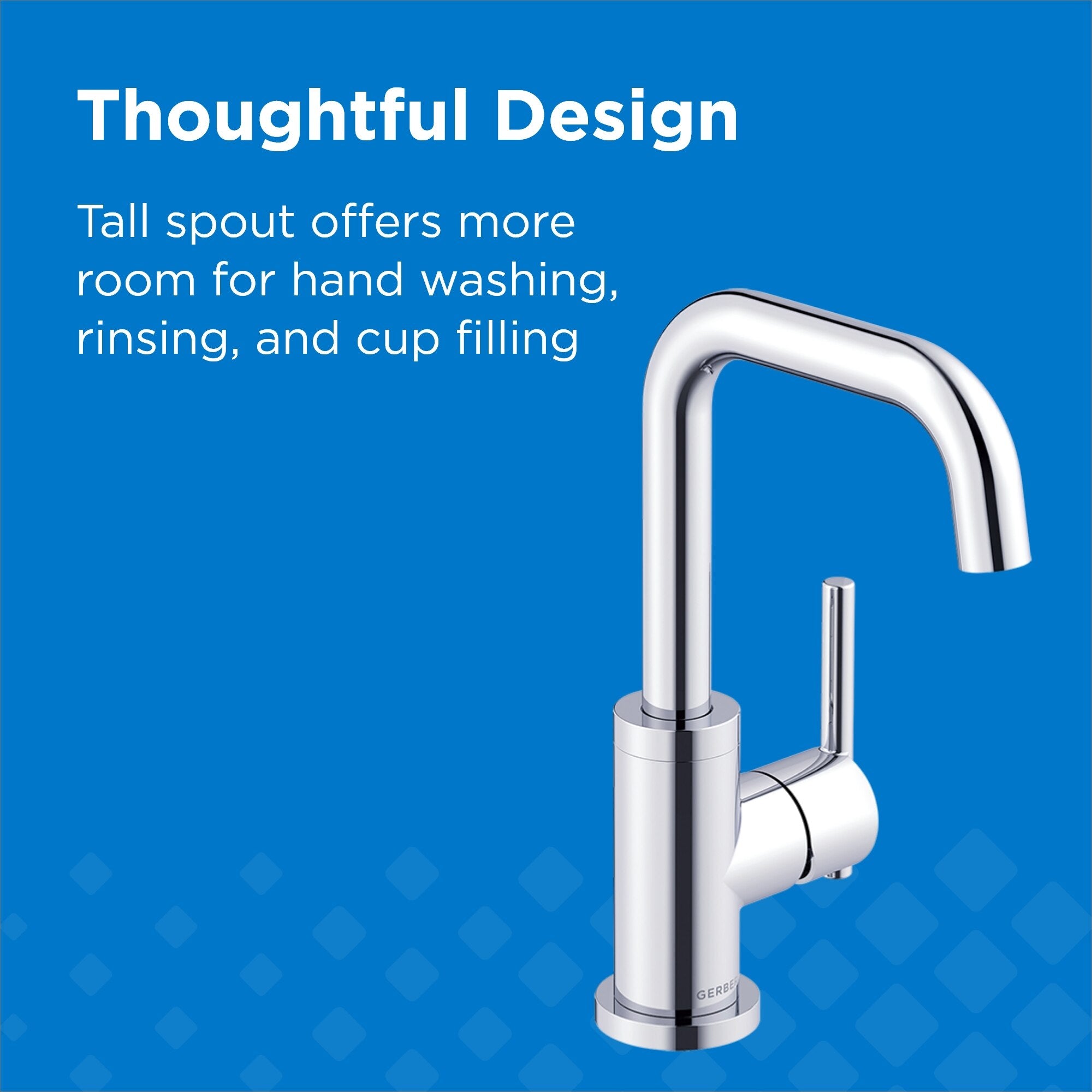 Parma® Single Handle Bathroom Faucet with Metal Touch-Down Drain