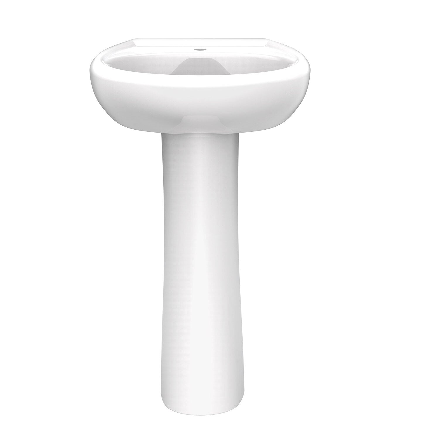 Maxwell® Single Hole Petite Pedestal Bathroom Sink