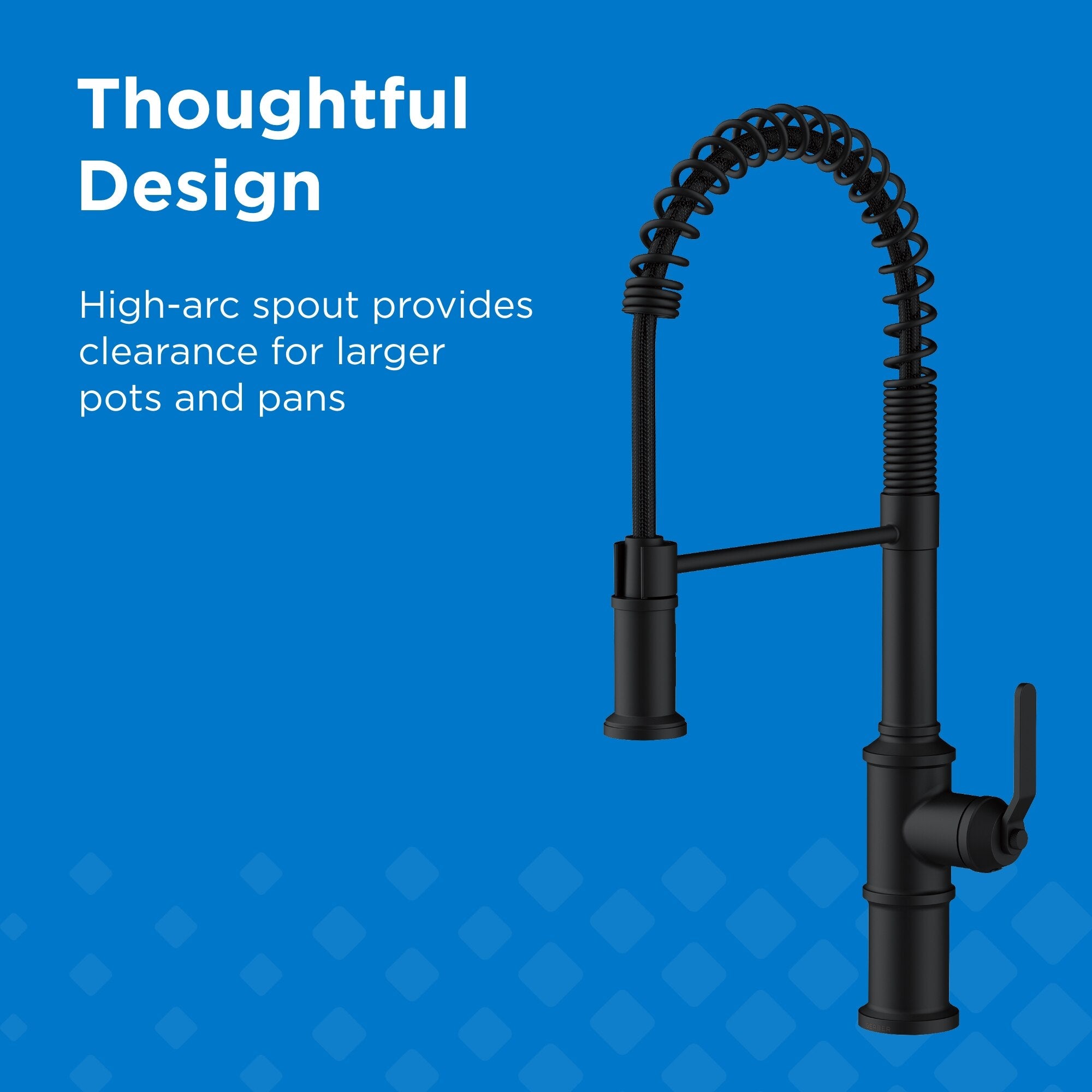 Kinzie® Pre-Rinse Single Handle Pull-Down Kitchen Faucet