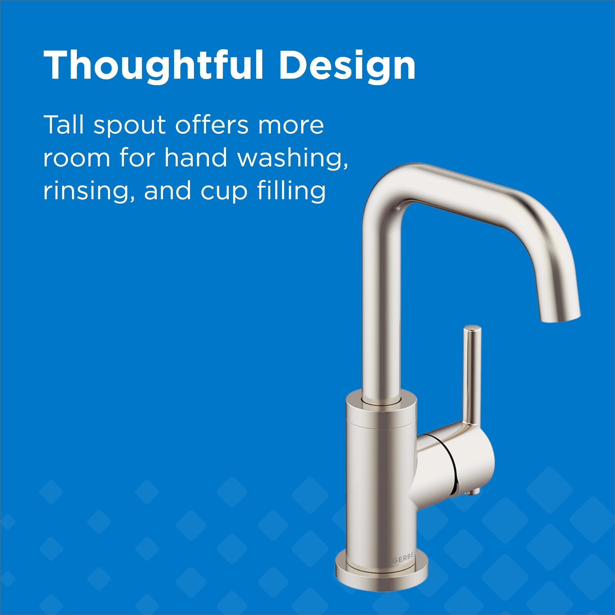 Parma® Single Handle Bathroom Faucet with Metal Touch-Down Drain