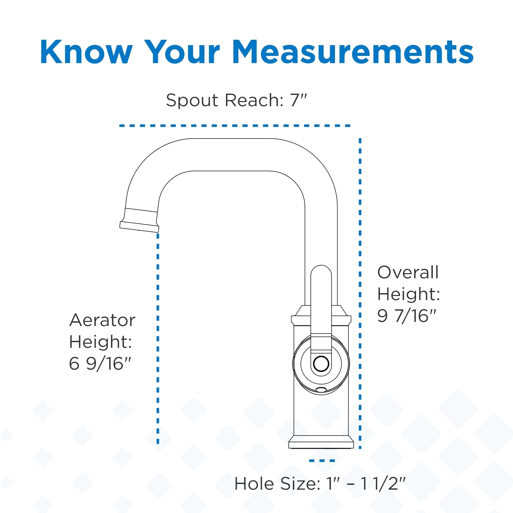 Kinzie® Single Handle Bathroom Faucet with Metal Touch-Down Drain