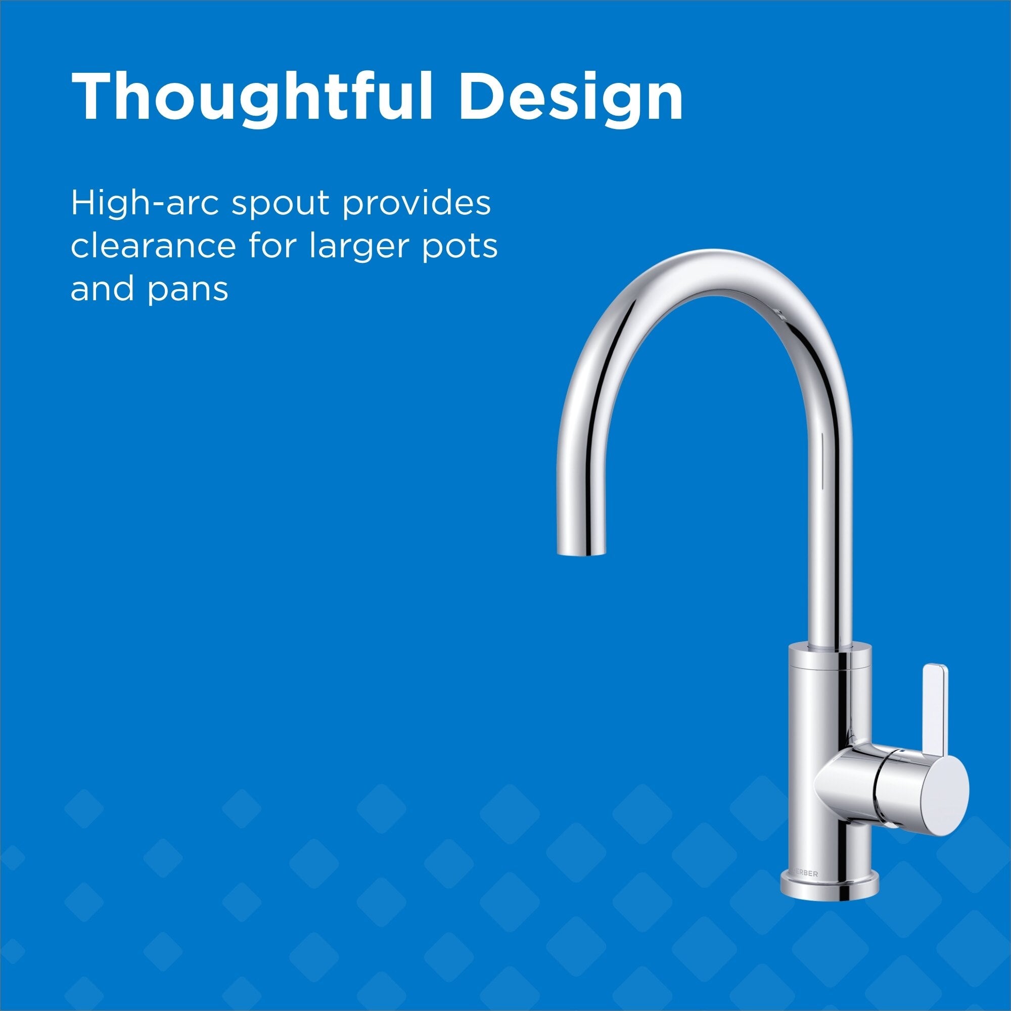 Amalfi™ Single Handle Fixed Swivel Kitchen Faucet