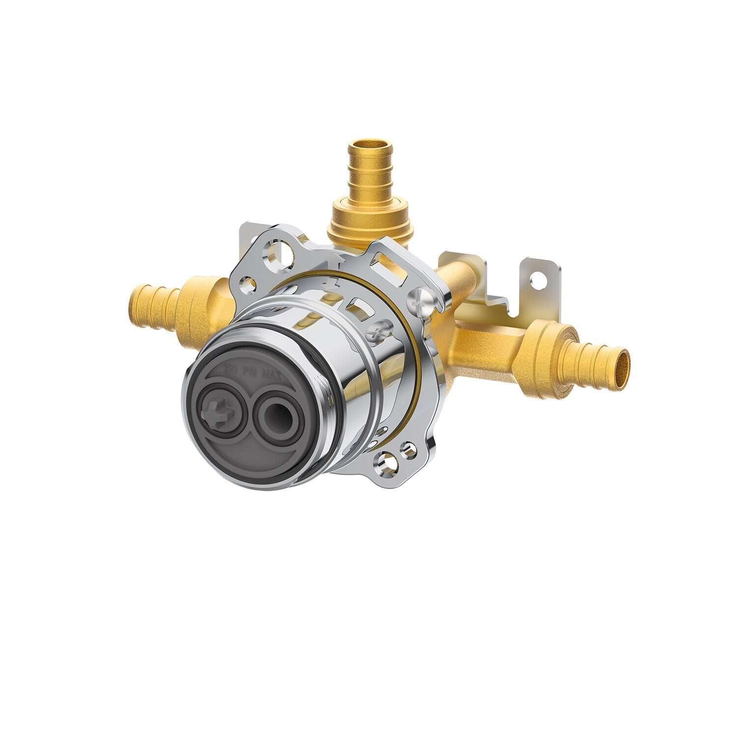 Gerber Treysta® Shower Only Valve - Horizontal Inputs WITHOUT Stops - Crimp Pex