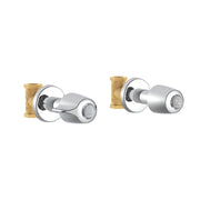 Gerber Classics™ Straight Pattern Trim & Compression Valves with 1/2" IPS Connections, Metal Handles, Hot & Cold Stems