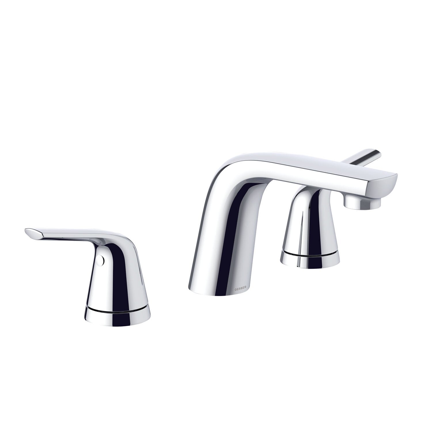 Lemora® Two Handle Widespread Bathroom Faucet with Metal Touch-Down Drain